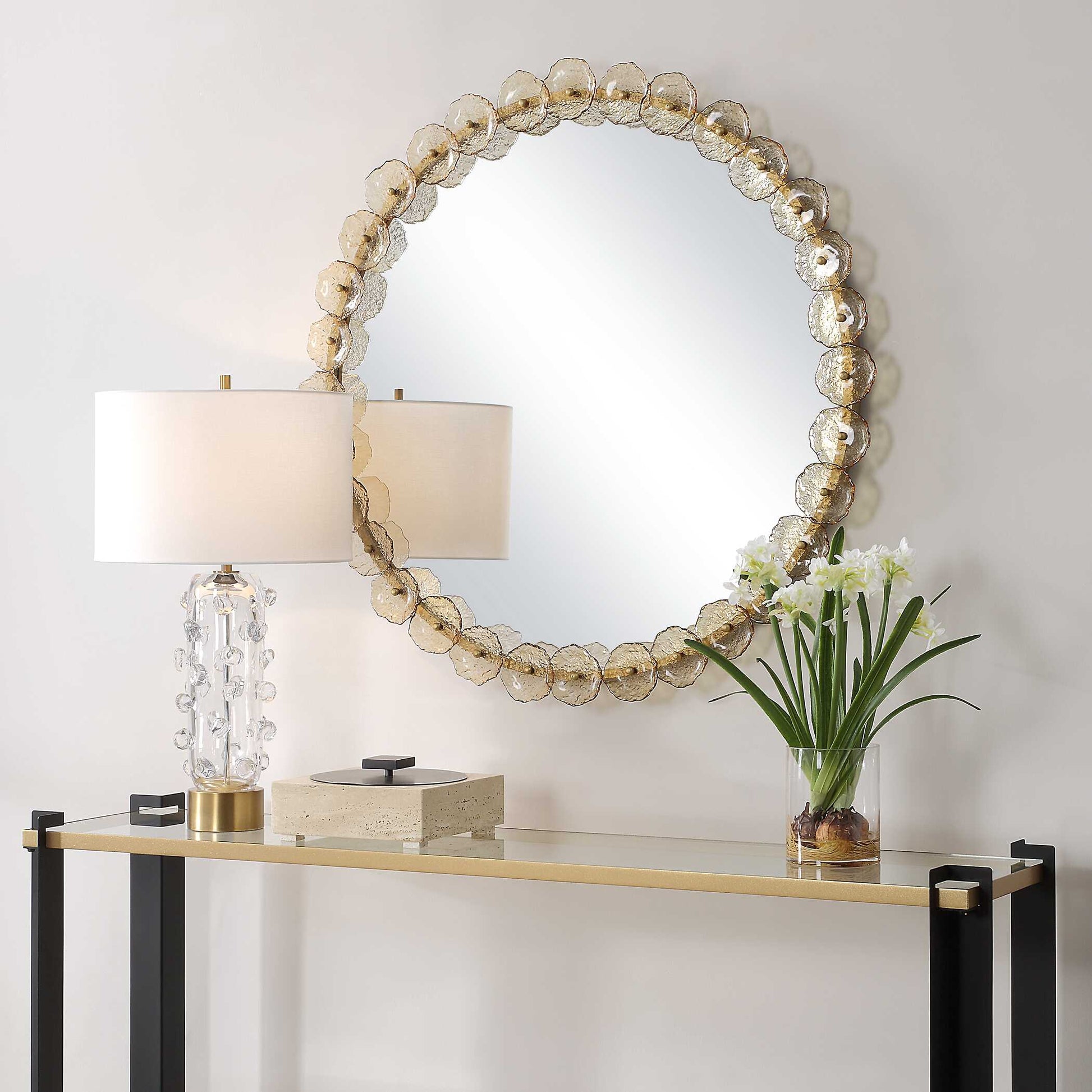 Uttermost Nolina Round Mirror
