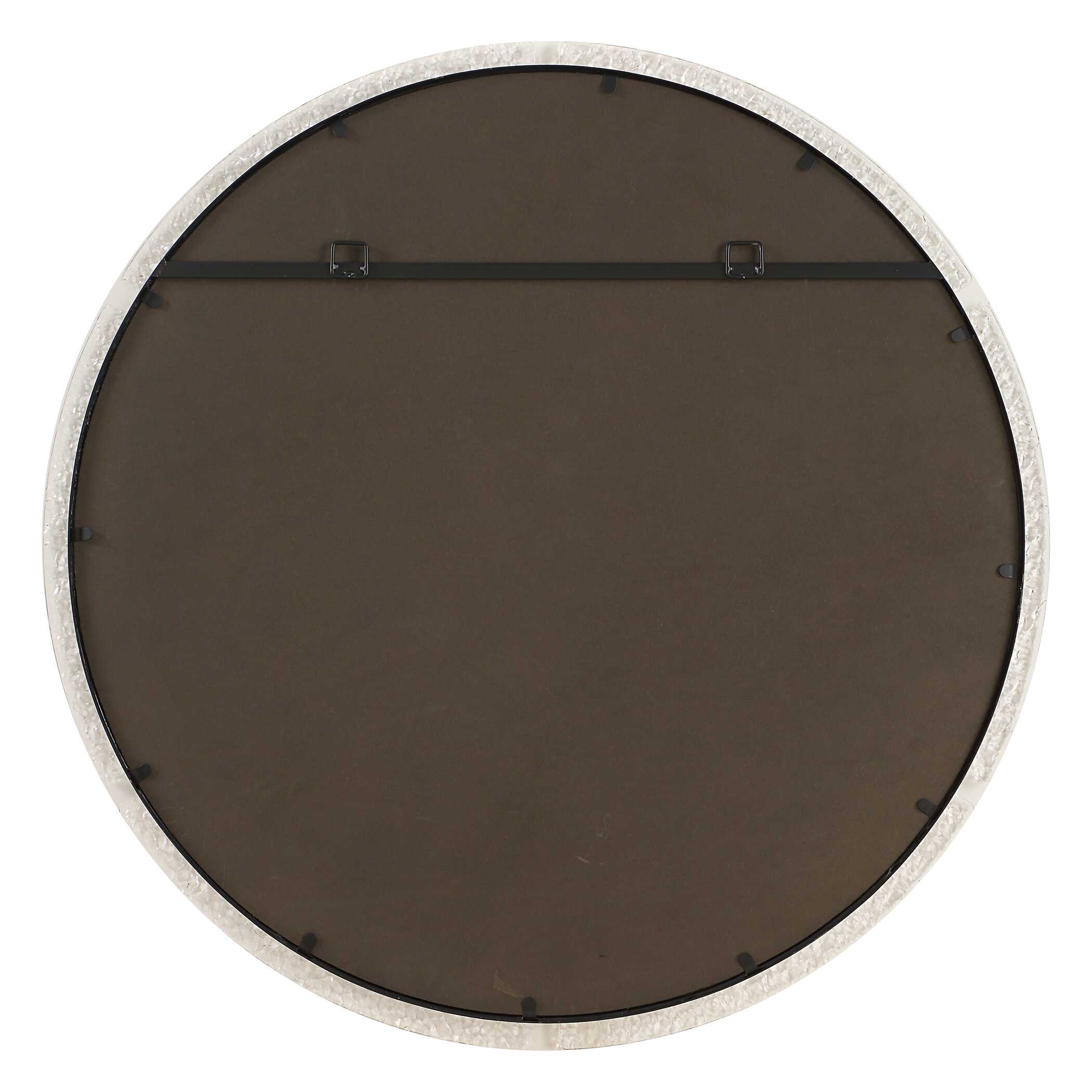 Uttermost Crystalline Round Mirror