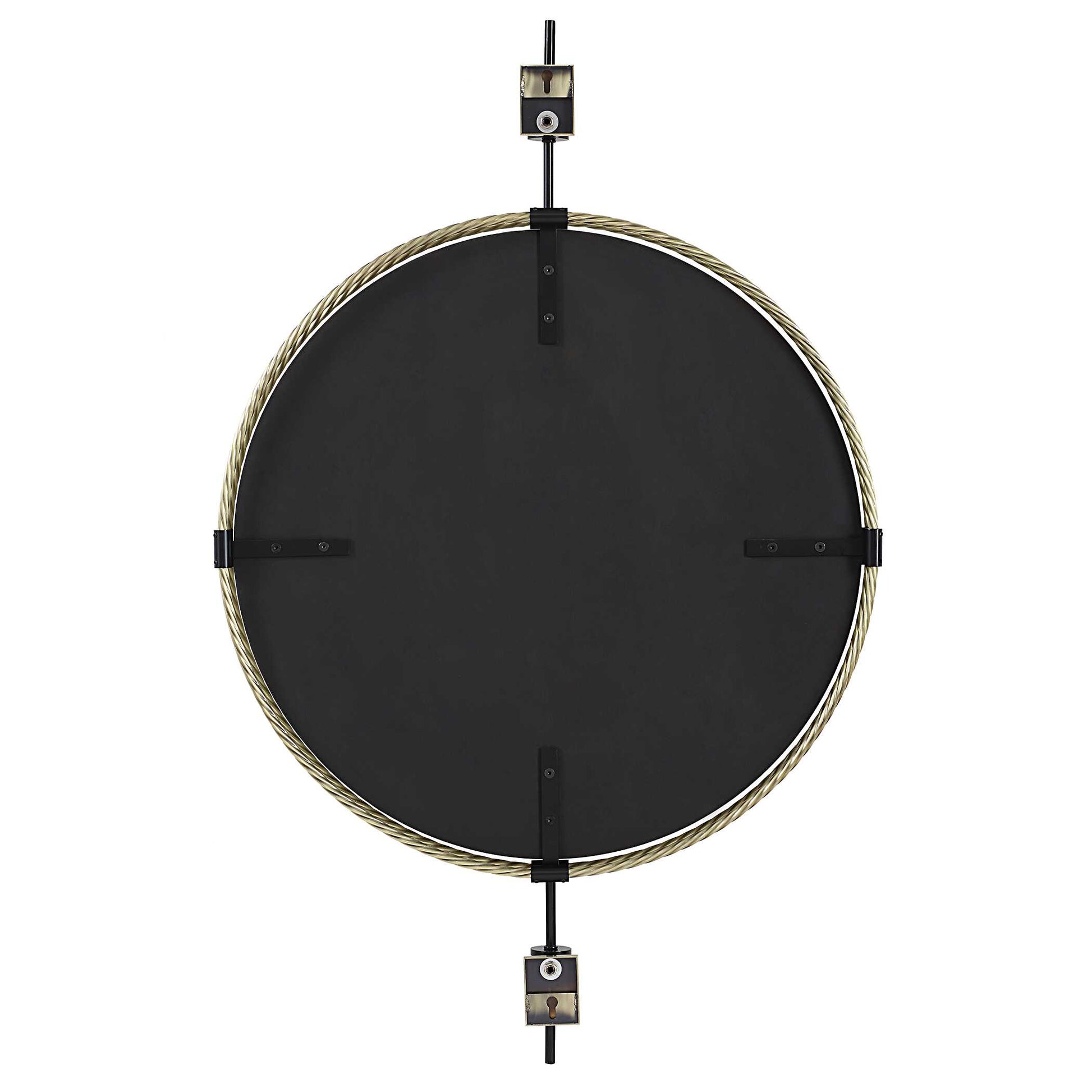 Uttermost Guardrail Round Mirror