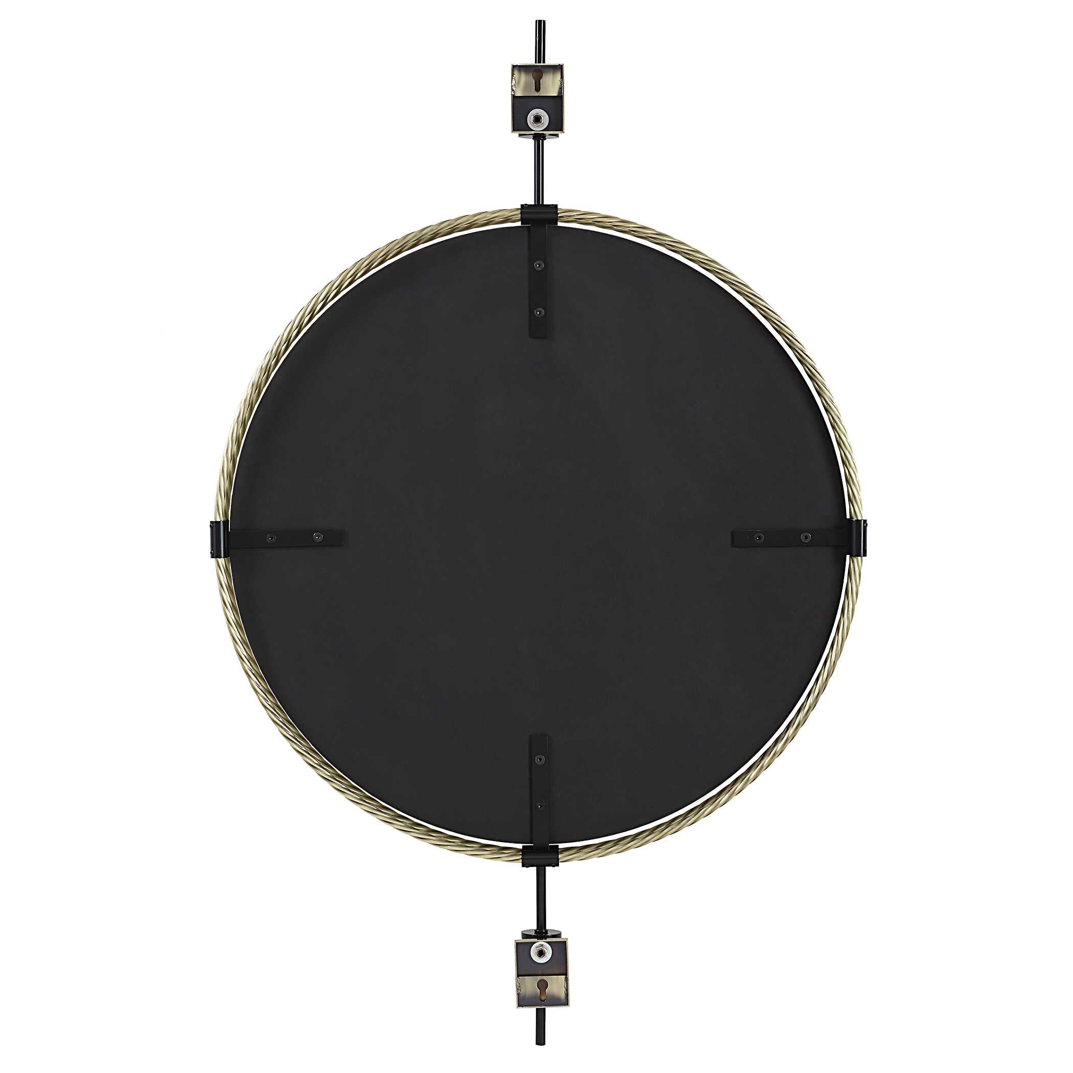Uttermost Guardrail Round Mirror