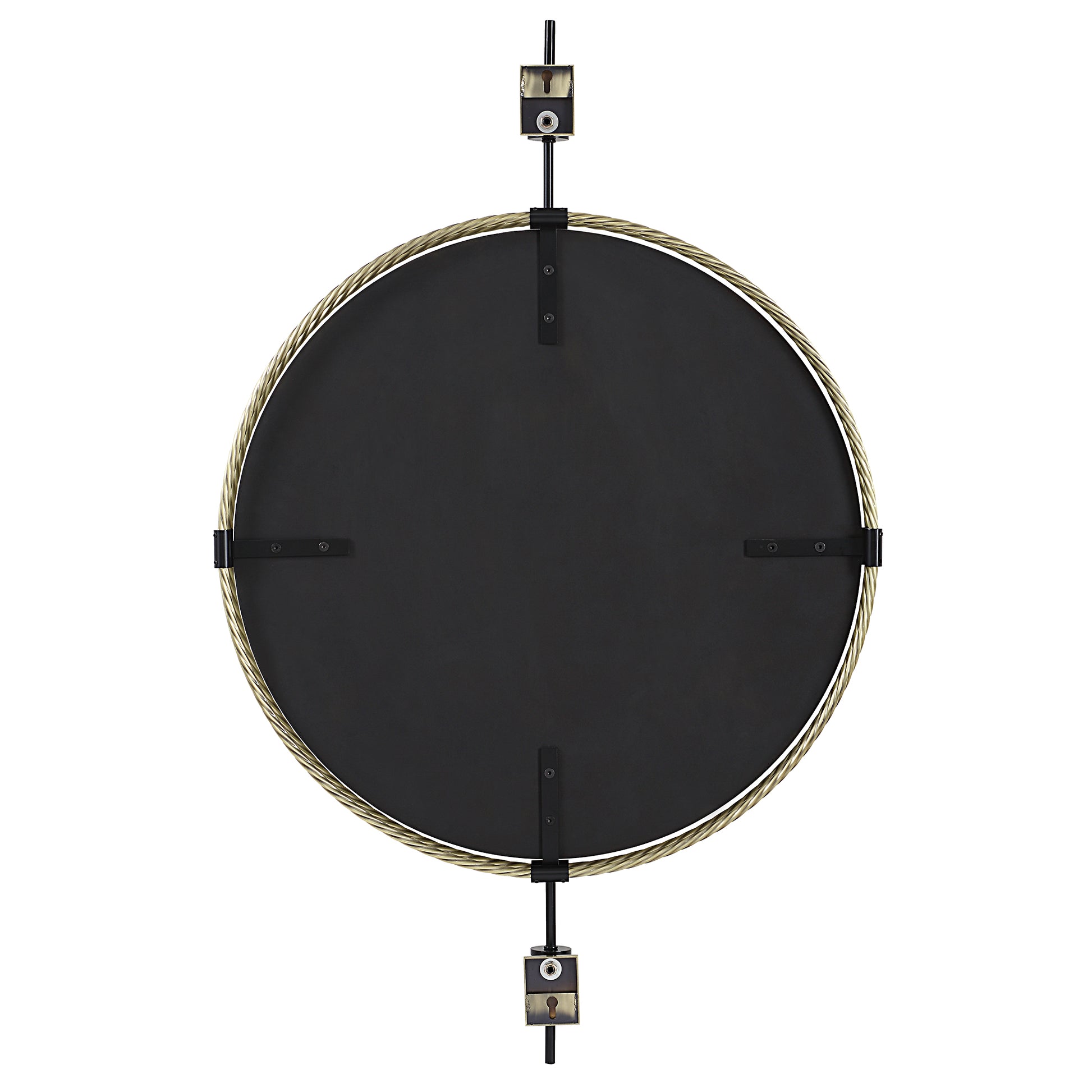 Uttermost Guardrail Round Mirror