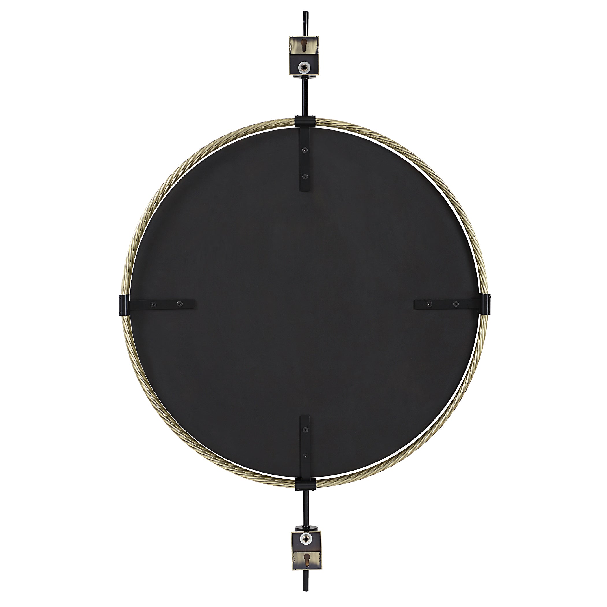 Uttermost Guardrail Round Mirror