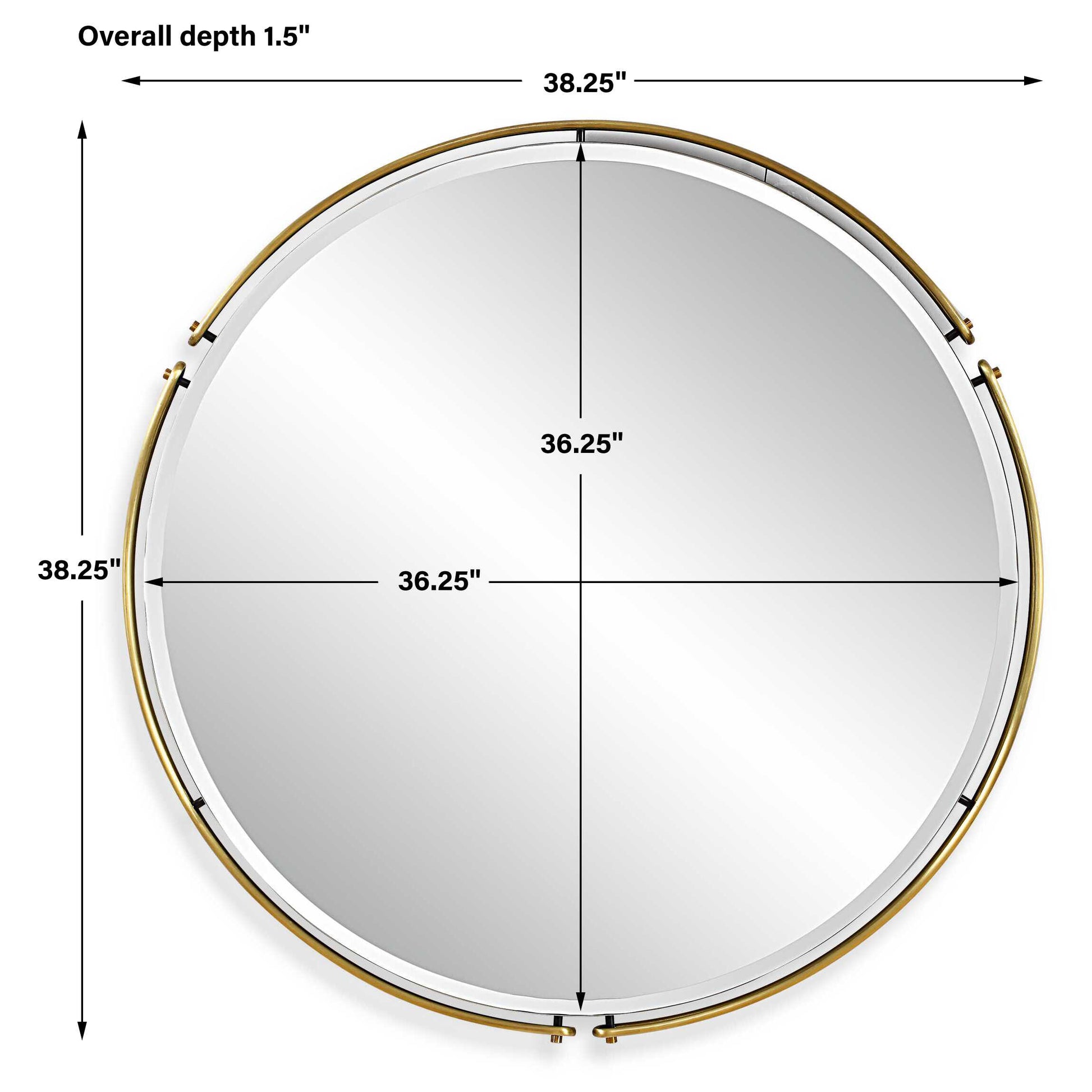 Uttermost Wesley Round Mirror