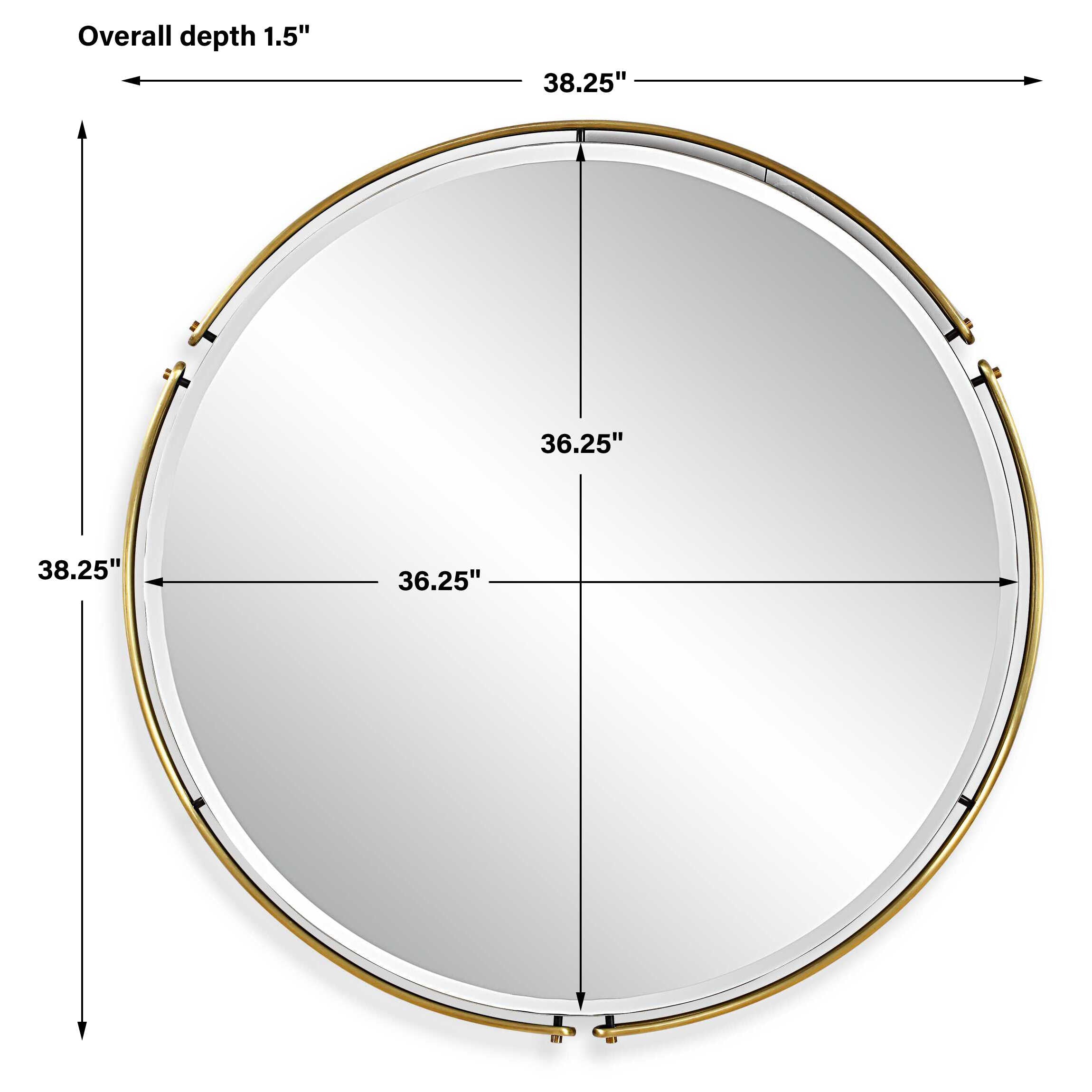 Uttermost Wesley Round Mirror