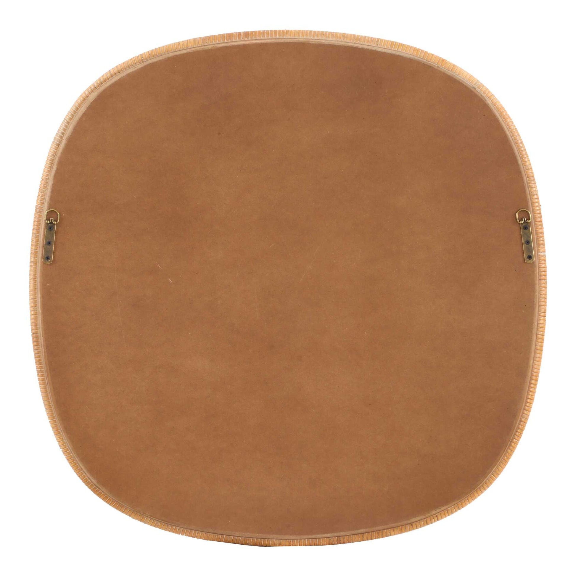 Montclair Round Natural Rattan Wall Mirror
