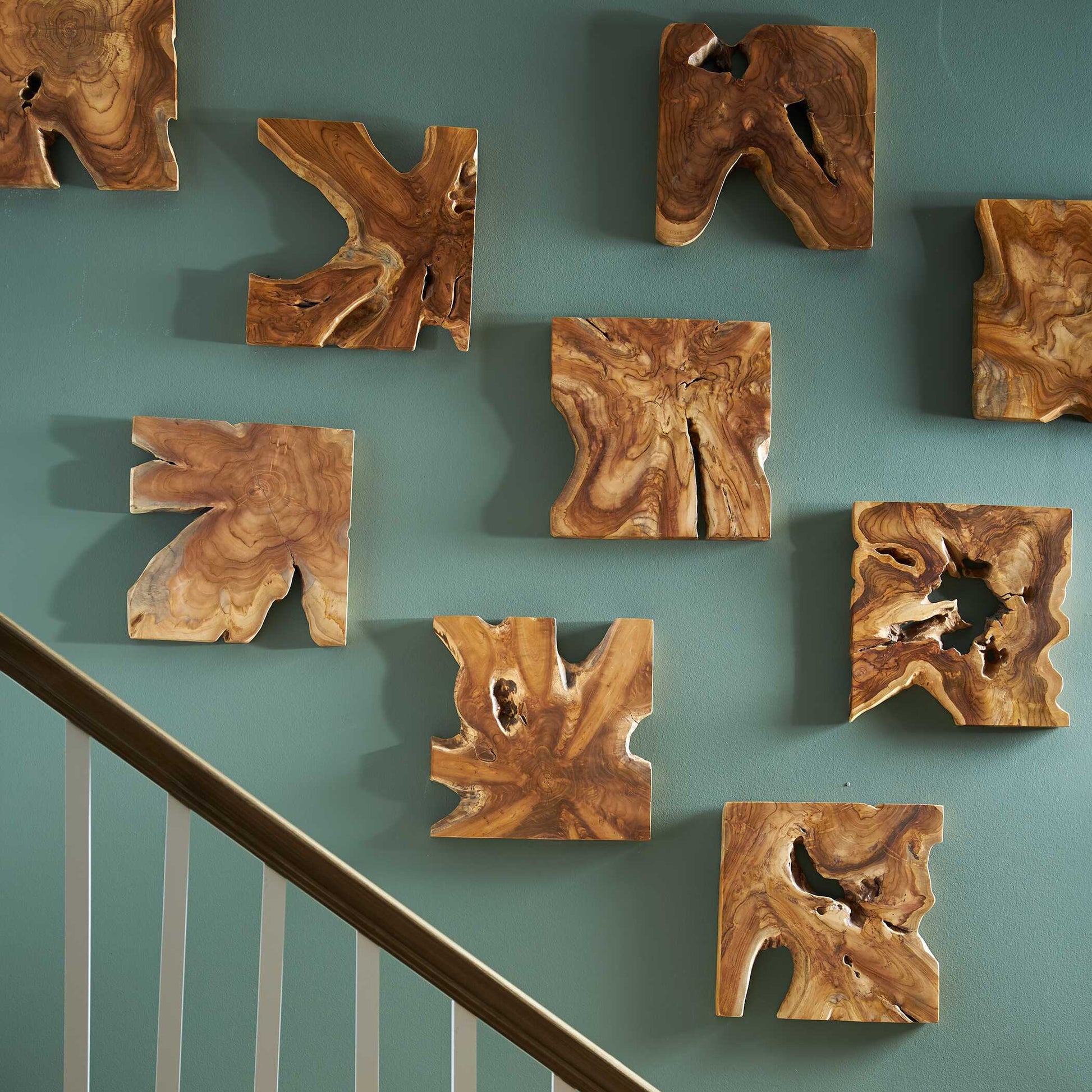 Uttermost Talia Wood Wall Decor Set/9