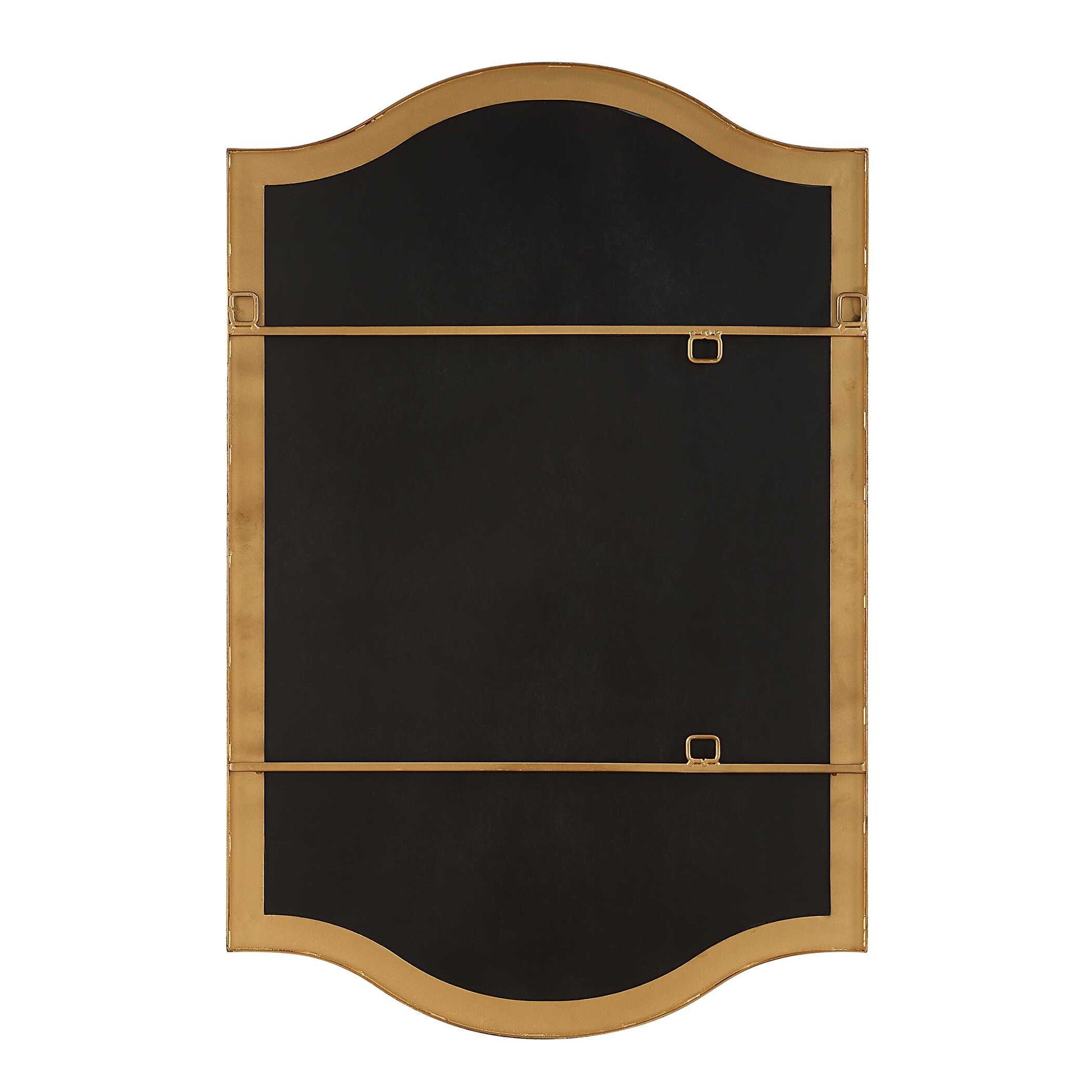 Rothbury Arched Gold Iron Wall Mirror