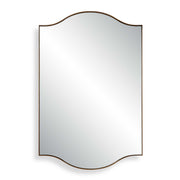 Rothbury Arched Gold Iron Wall Mirror