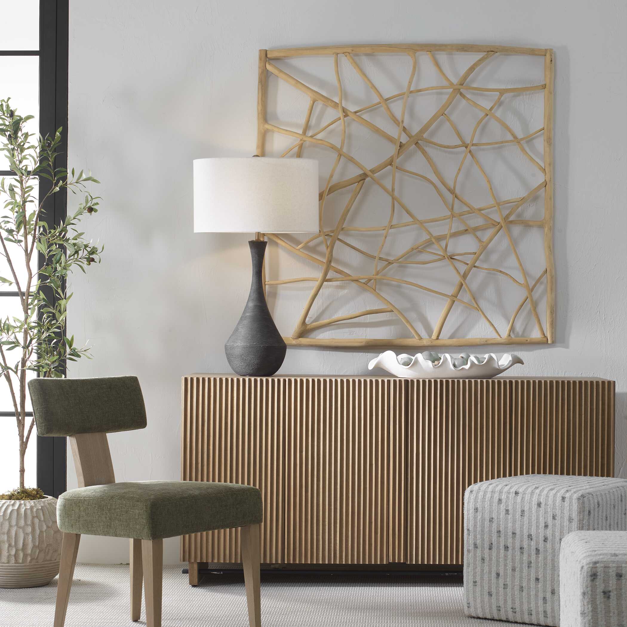 Uttermost Tangled Up Outdoor Teak Wall Decor