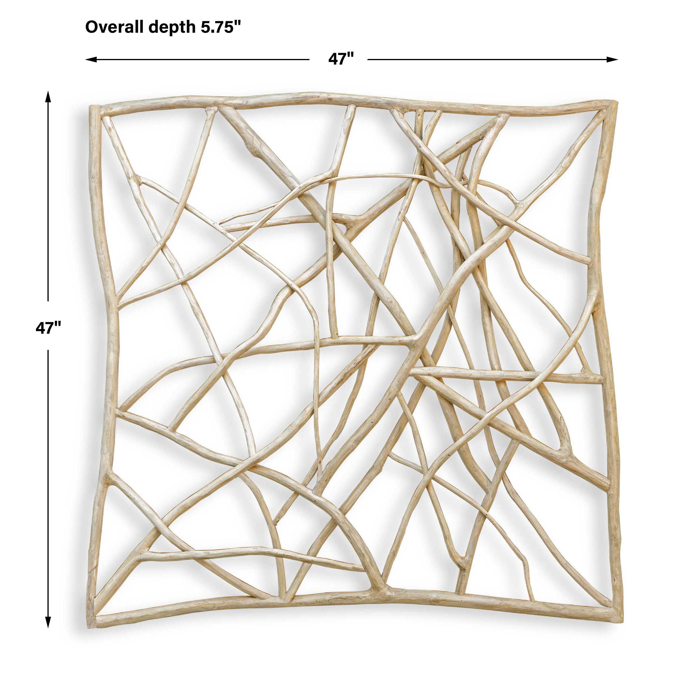 Uttermost Tangled Up Outdoor Teak Wall Decor