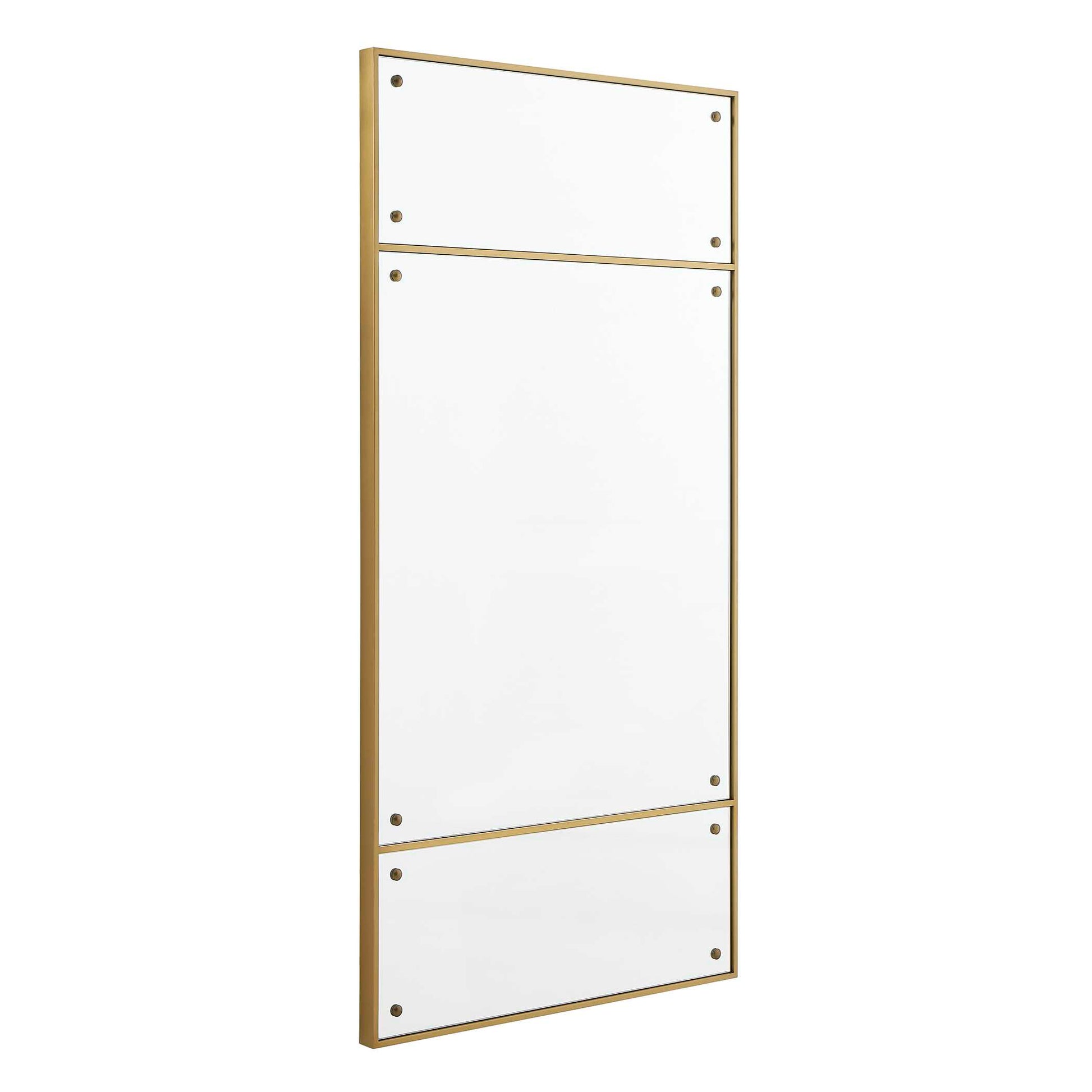 Uttermost Wrenton Brass Rectangular Mirror