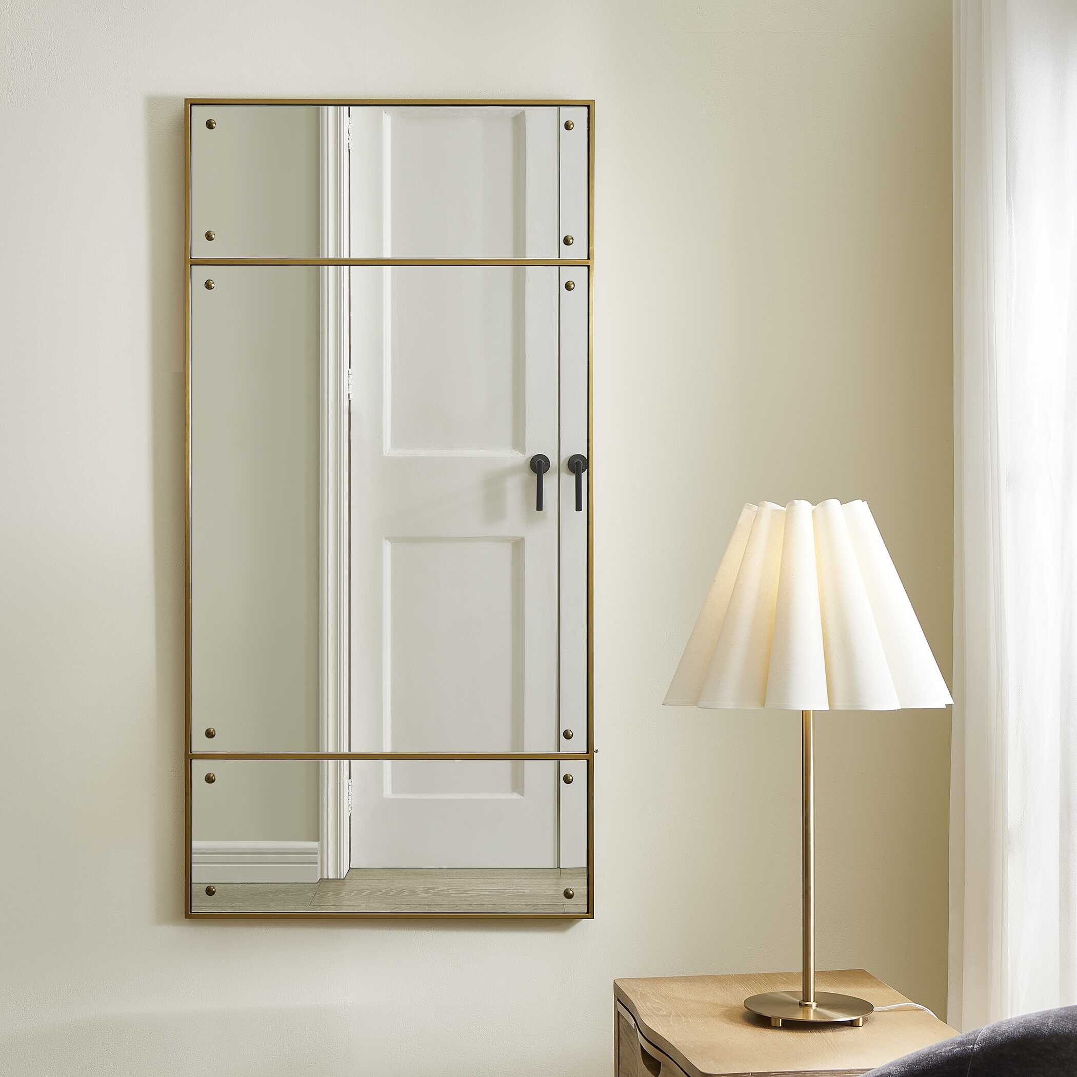 Uttermost Wrenton Brass Rectangular Mirror