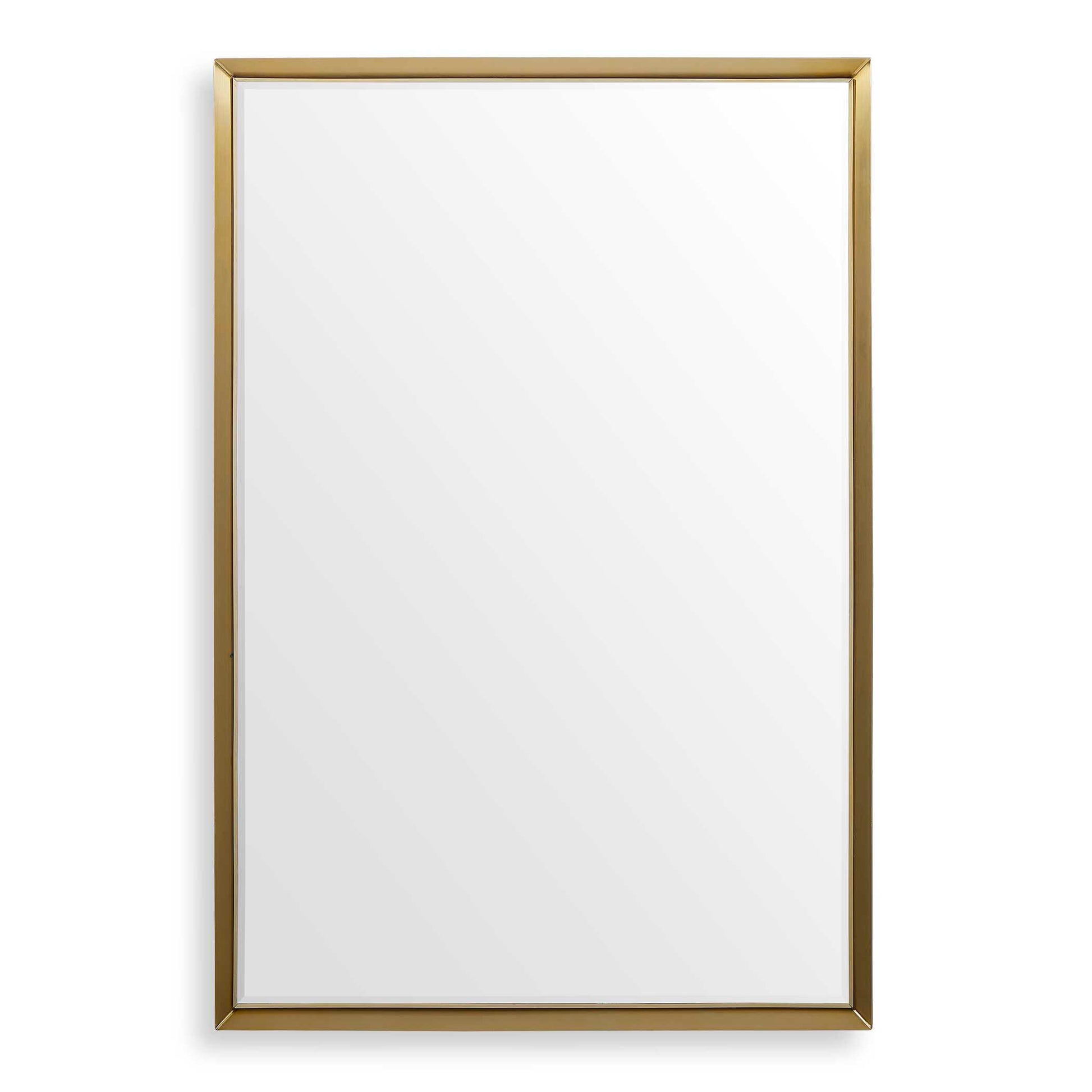 Uttermost Heisler Brass Mirror