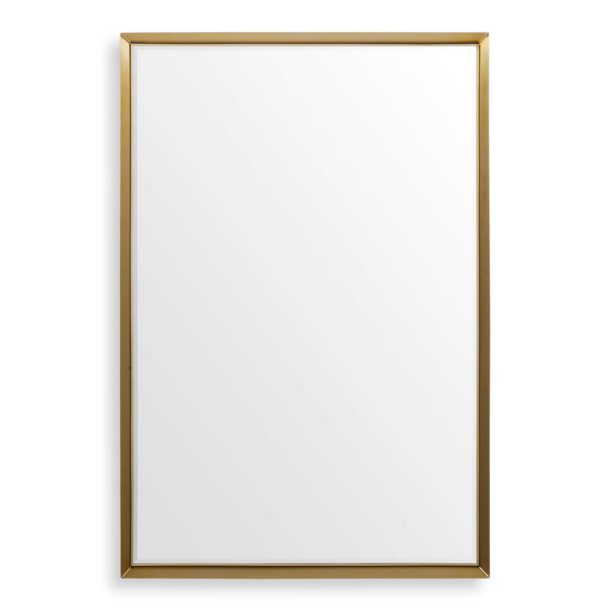Uttermost Heisler Brass Mirror