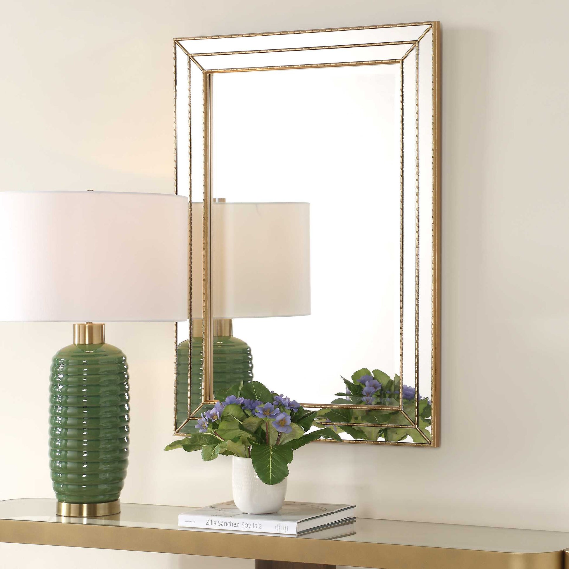 Tamsin Gold Wall Mirror