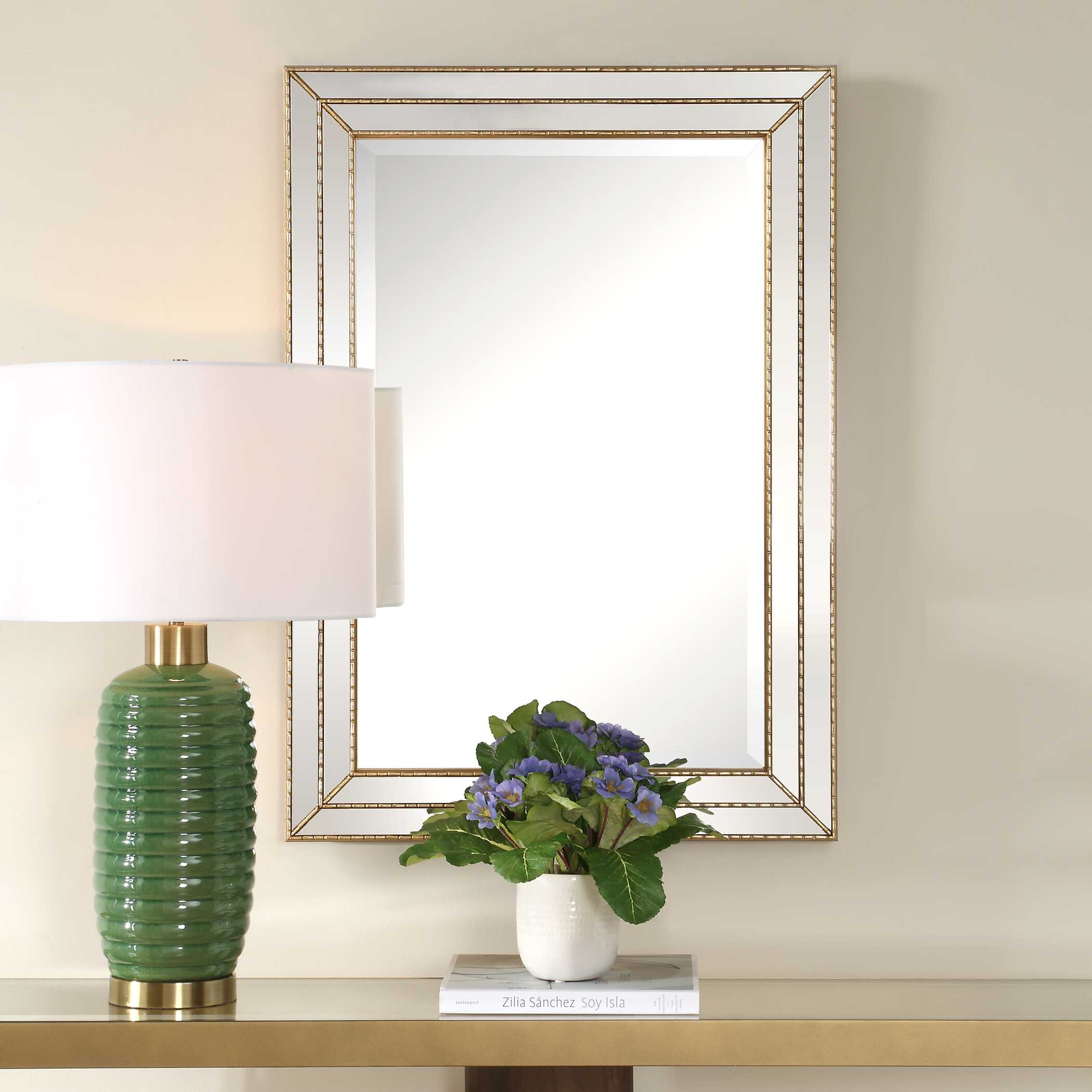 Tamsin Gold Wall Mirror