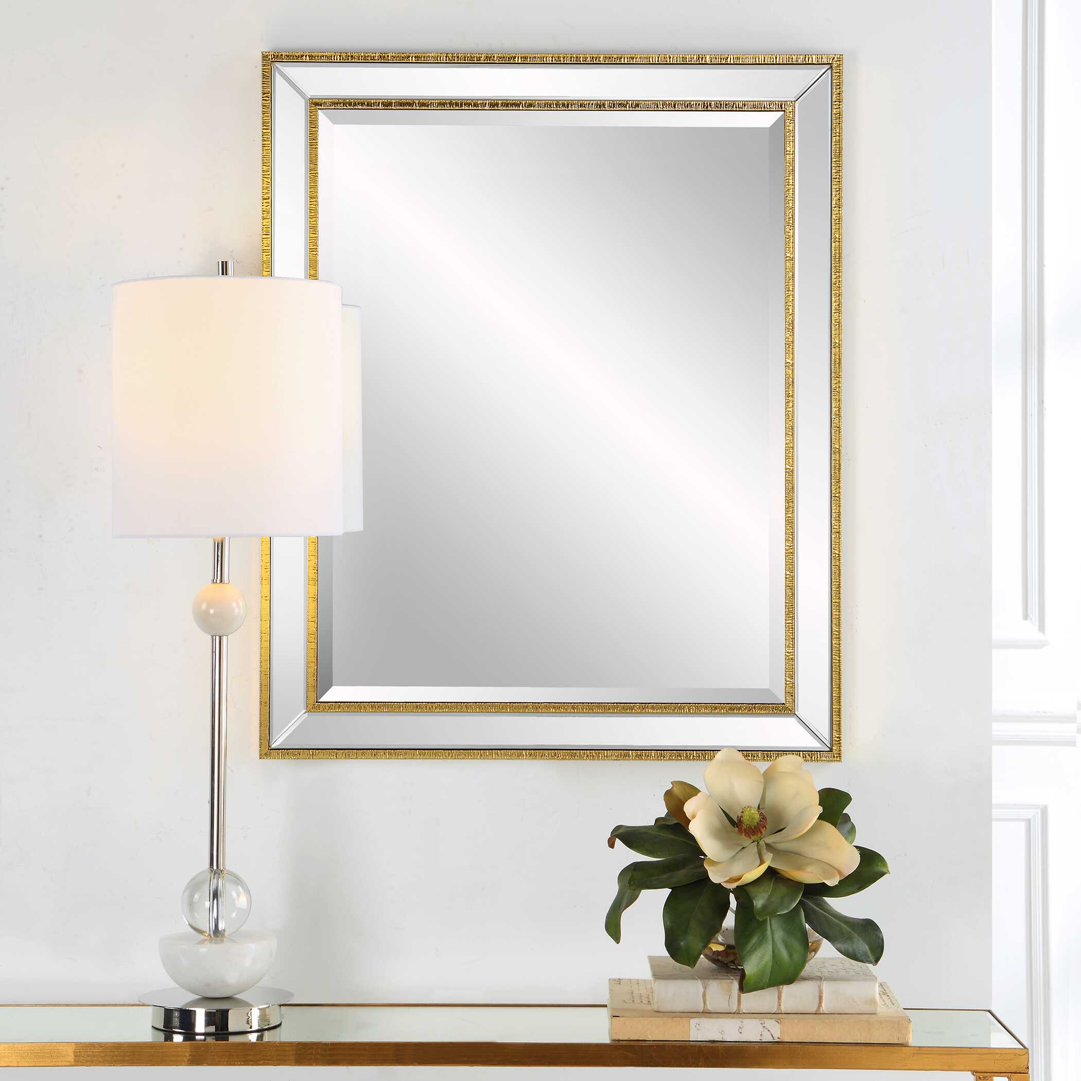Ulverton Round Gold Wall Mirror