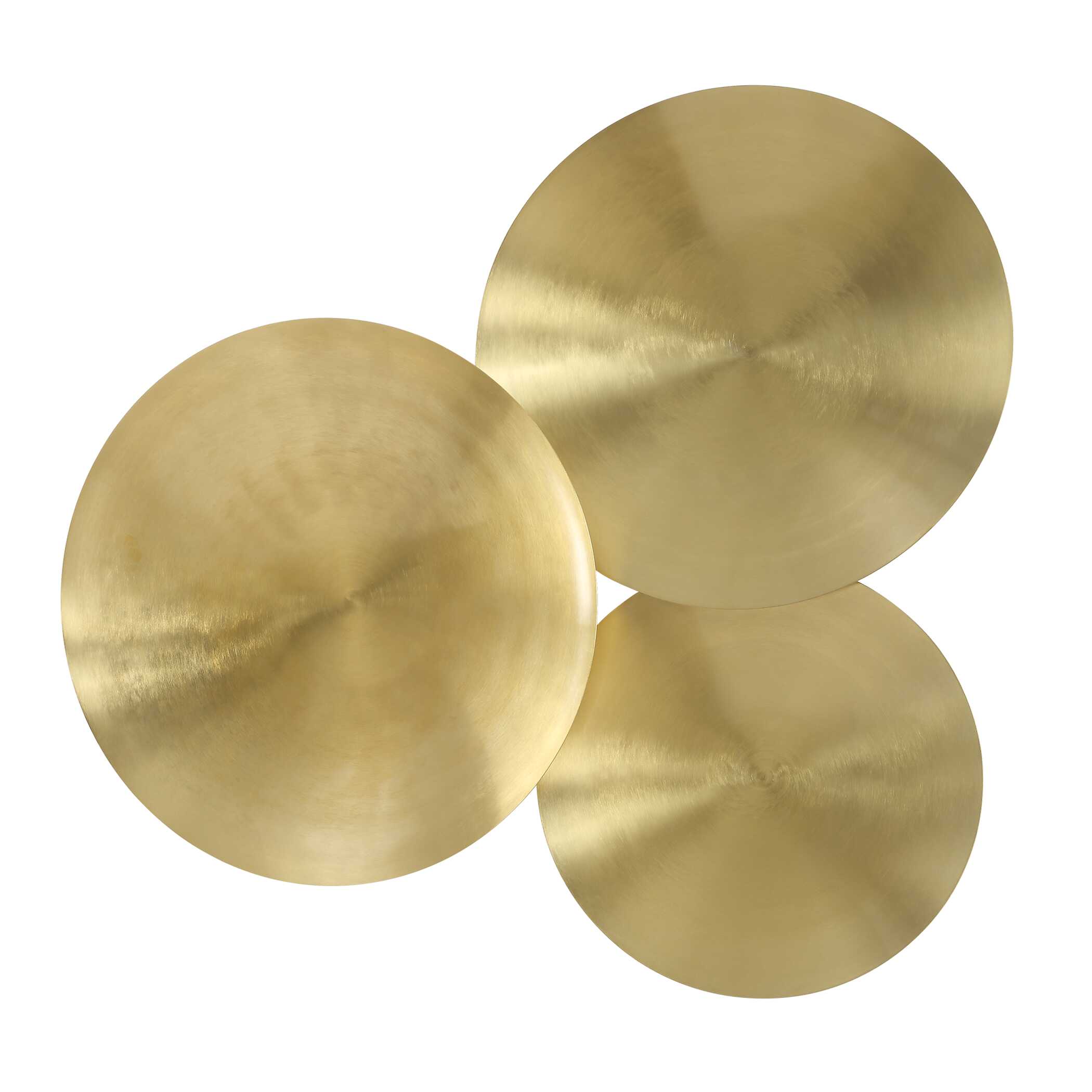 Uttermost Cymbalic Round Brass Wall Art Set/3