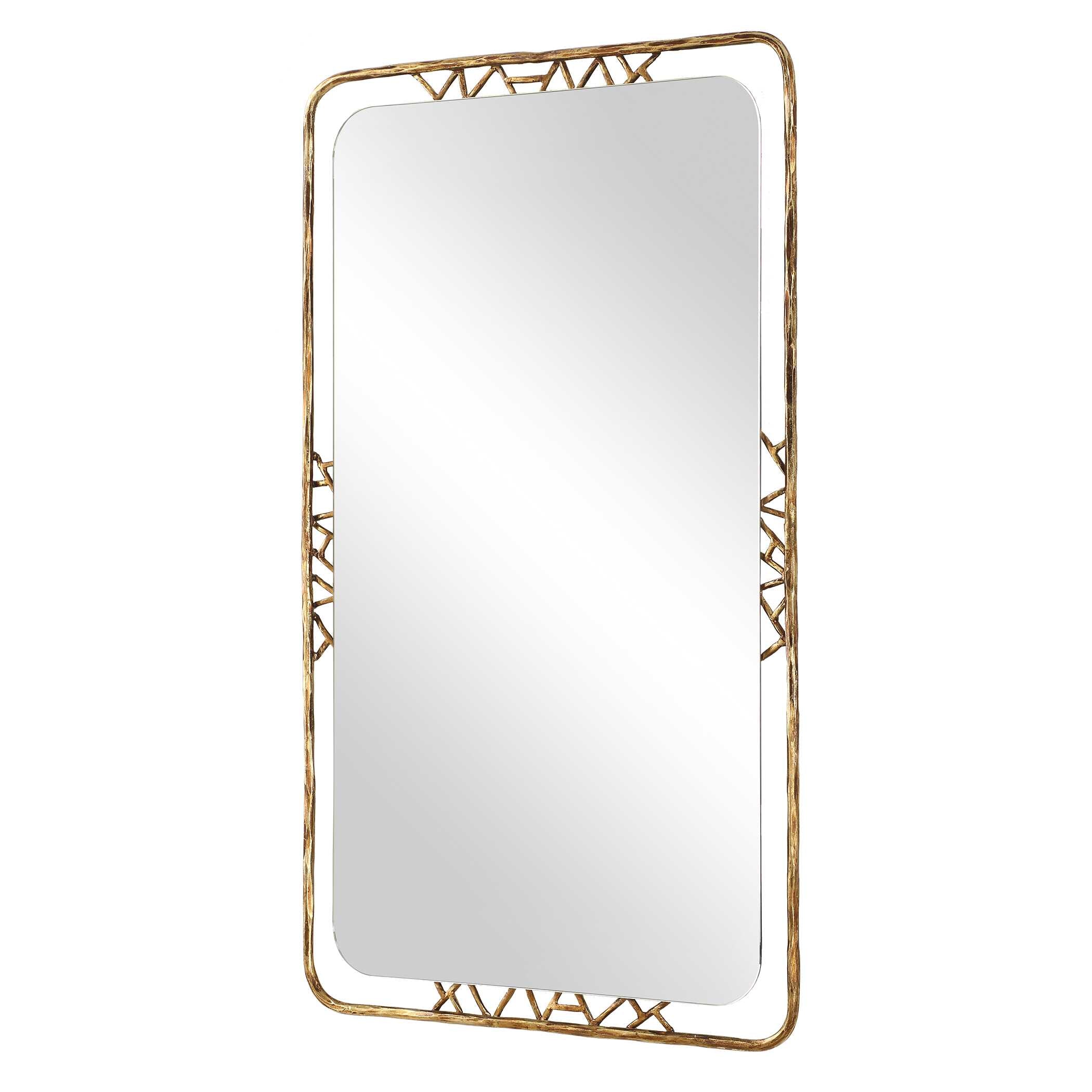 Uttermost Tahoma Antiqued Gold Mirror