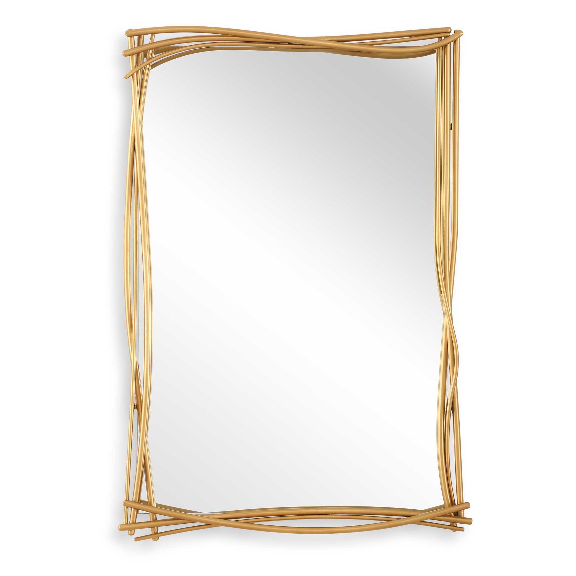 Uttermost Curved Branches Gold Mirror