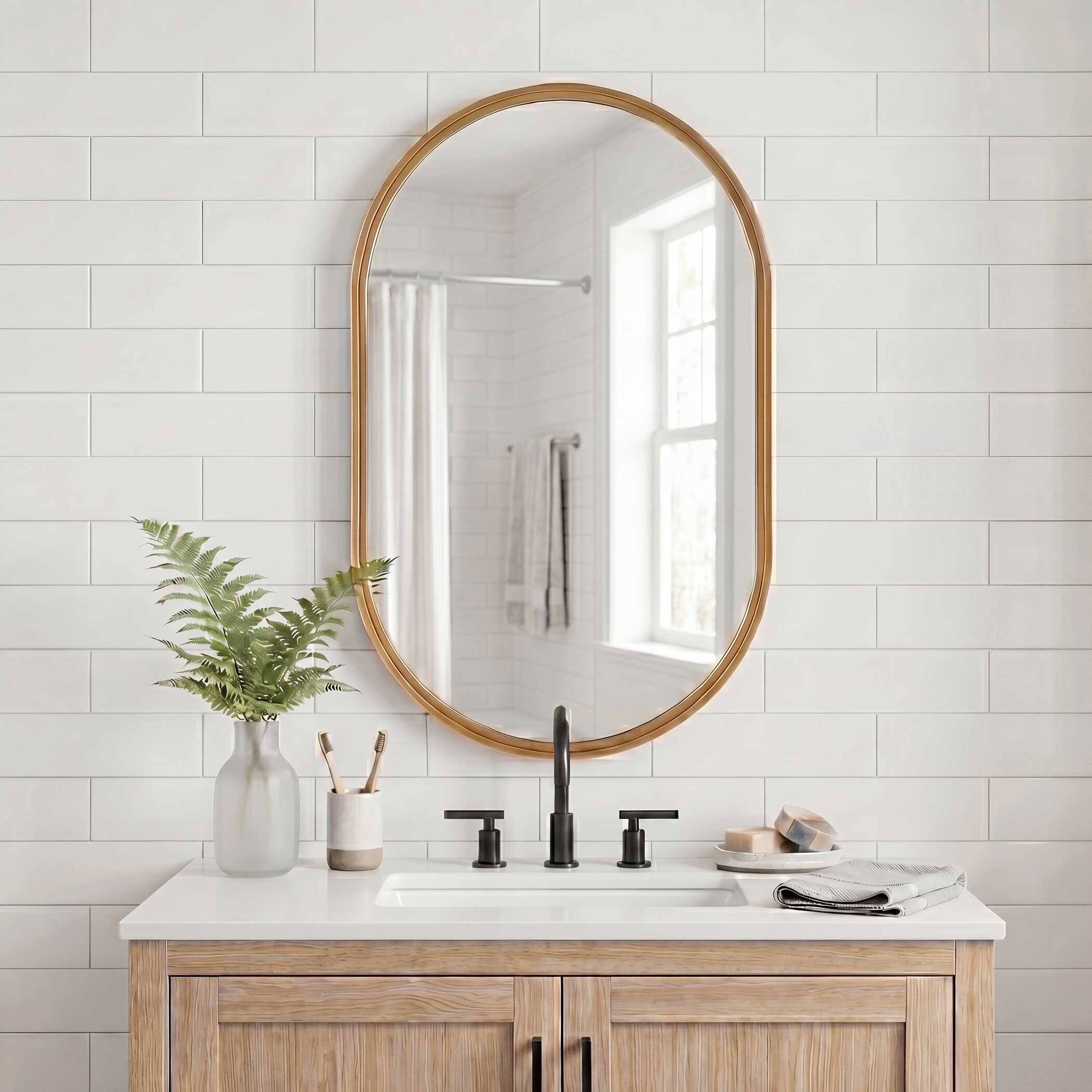 Yardley Gold Iron Wall Mirror