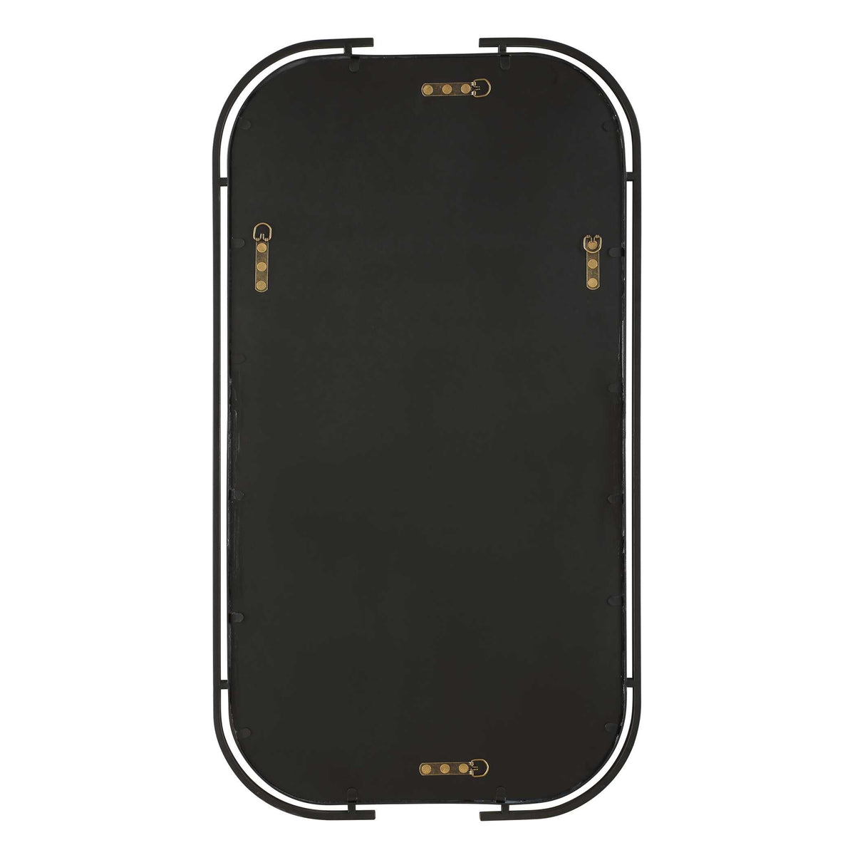 Alcott Round Matte Black Wall Mirror