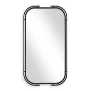 Alcott Round Matte Black Wall Mirror