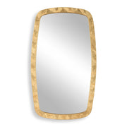 Caldera Round Gold Iron Wall Mirror