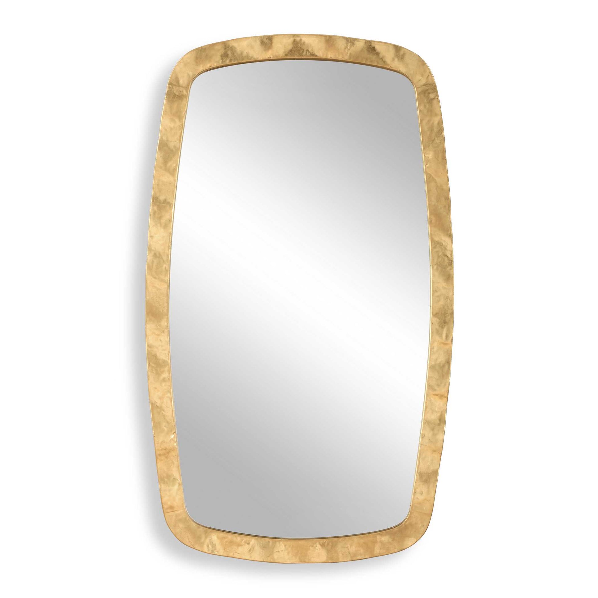 Caldera Round Gold Iron Wall Mirror