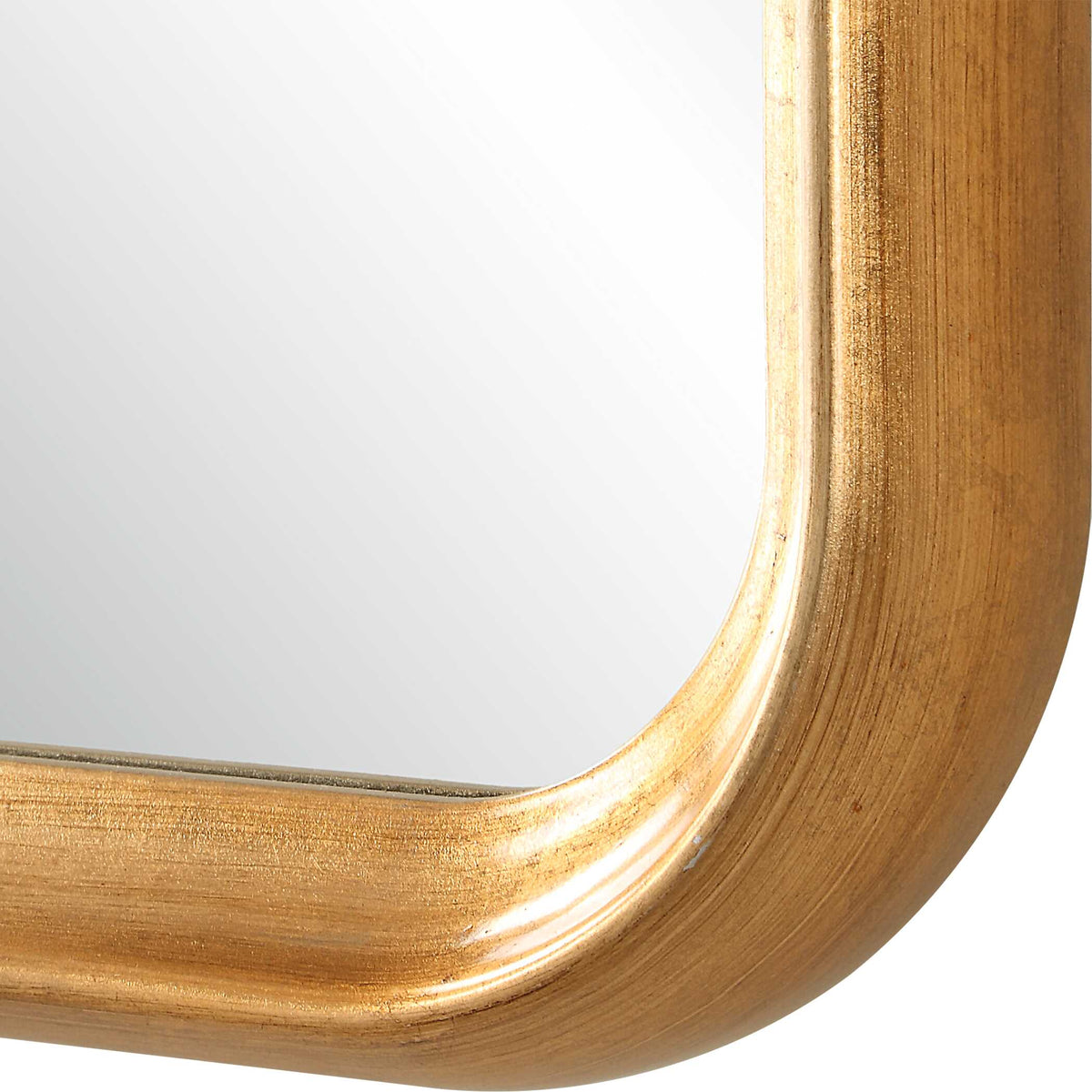 Eleron Rectangular Champagne Wood Wall Mirror