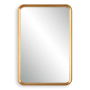Eleron Rectangular Champagne Wood Wall Mirror