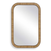 Fairholm Rectangular Natural Rattan Wall Mirror