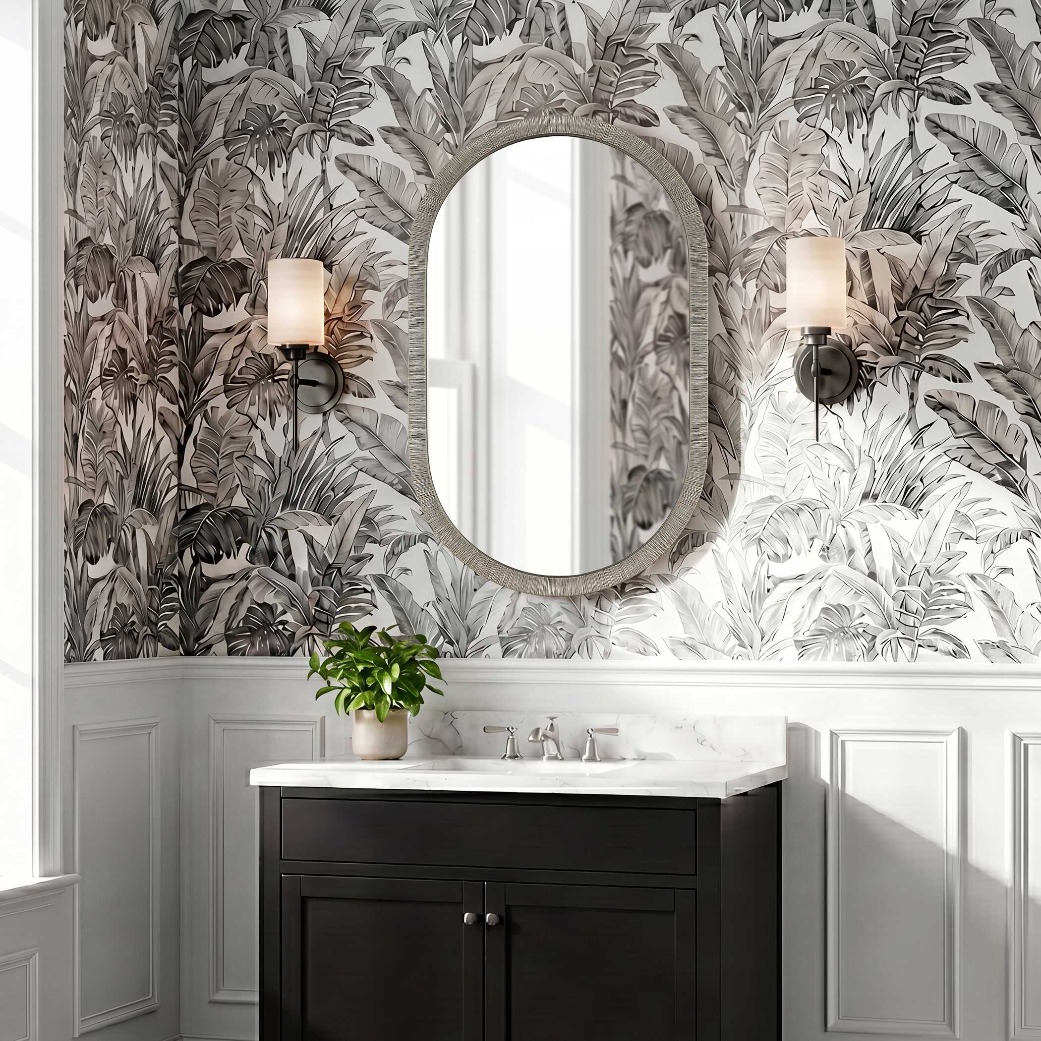 Gwendal Silver Wall Mirror