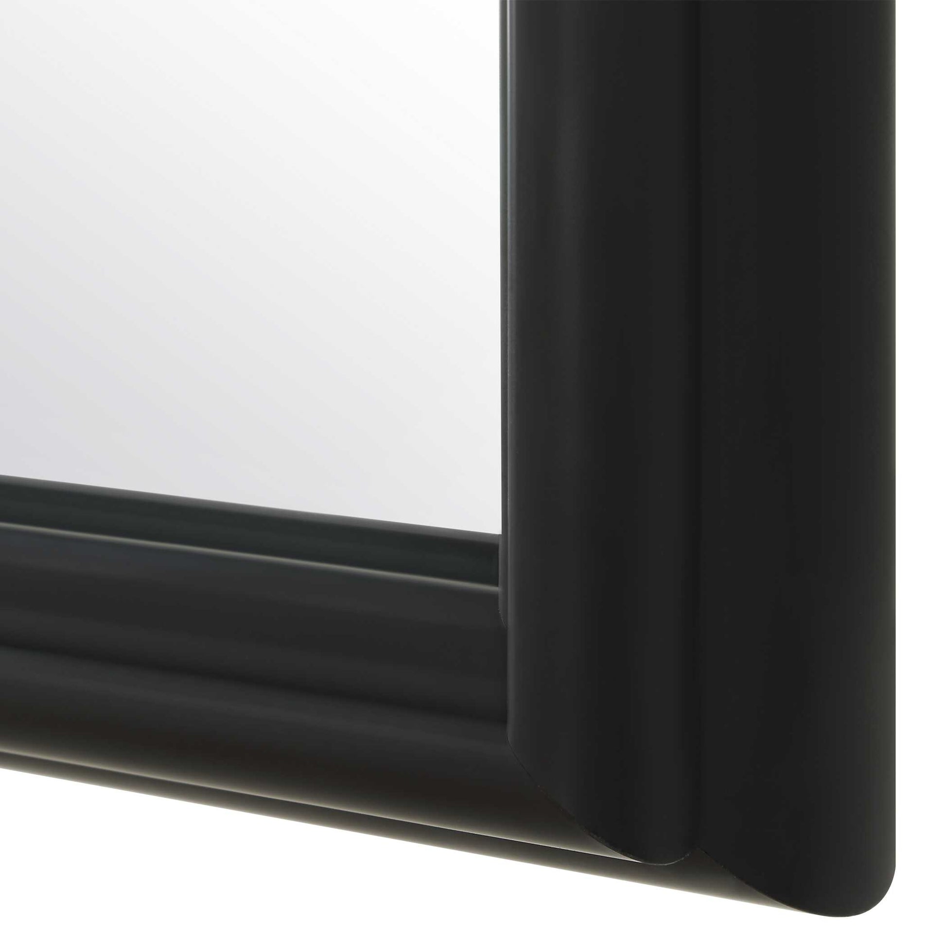 Havenridge Arched Black Wall Mirror