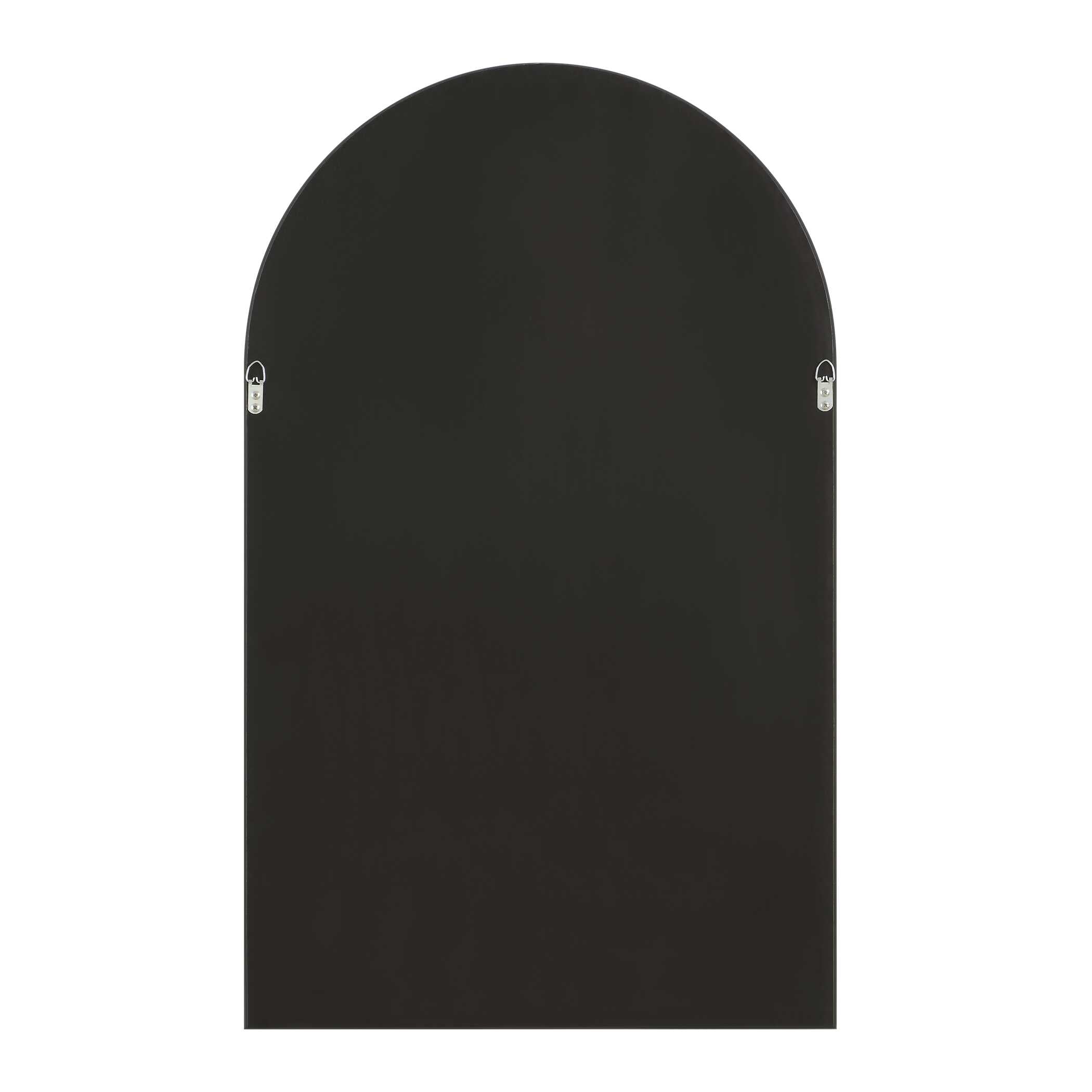 Havenridge Arched Black Wall Mirror