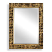 Uttermost Woven In Time Gold Mirror