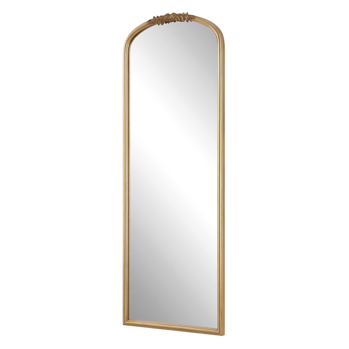 Ilaria Arched Antique Gold Wall Mirror