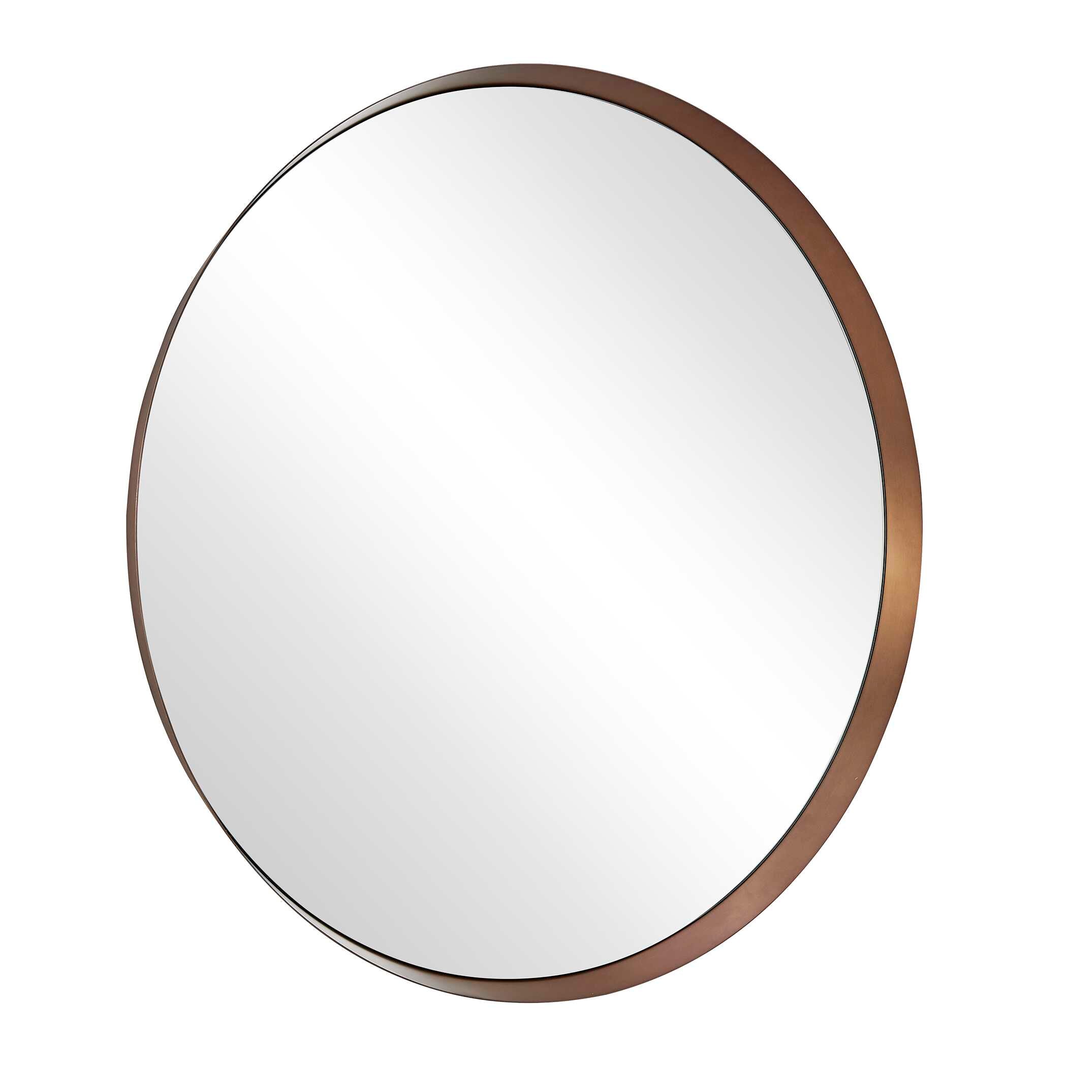 Uttermost Torrado Round Bronze Mirror