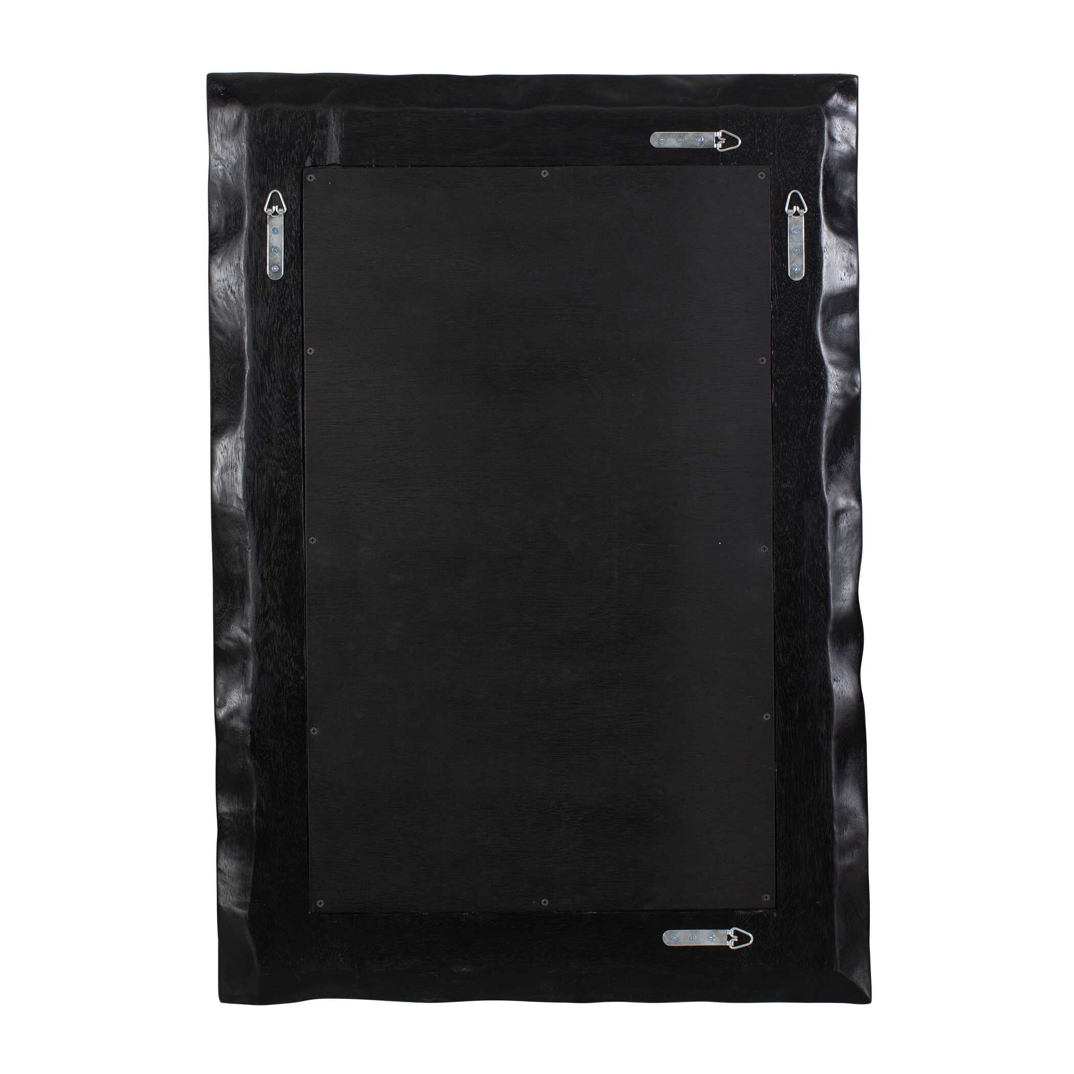 Uttermost Malosi Black Carved Mirror