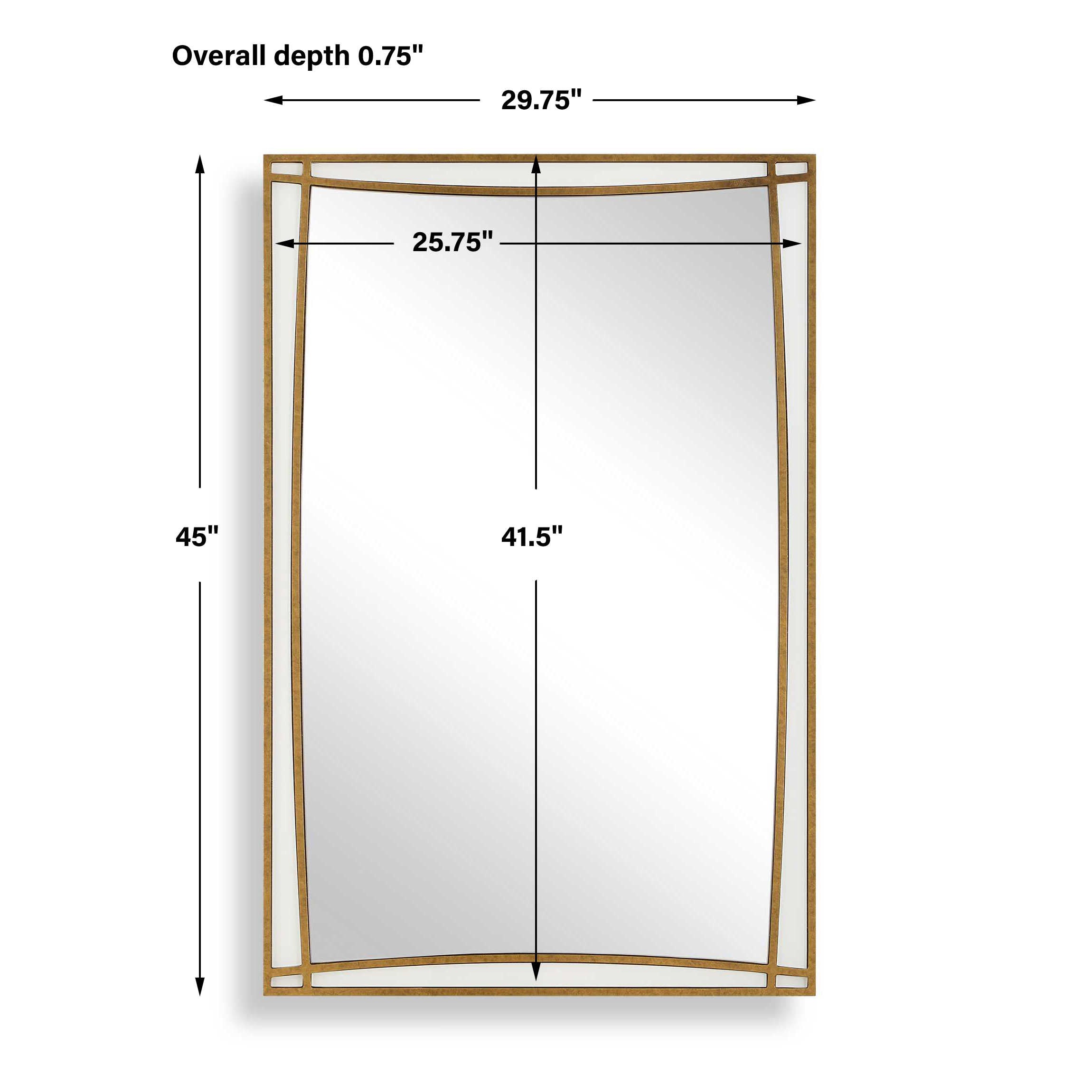 Uttermost Florence Antique Gold Mirror