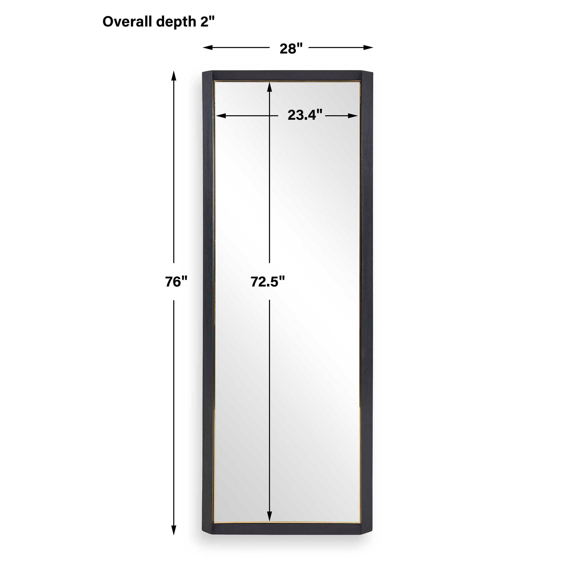 Uttermost Stenton Tall Wooden Mirror