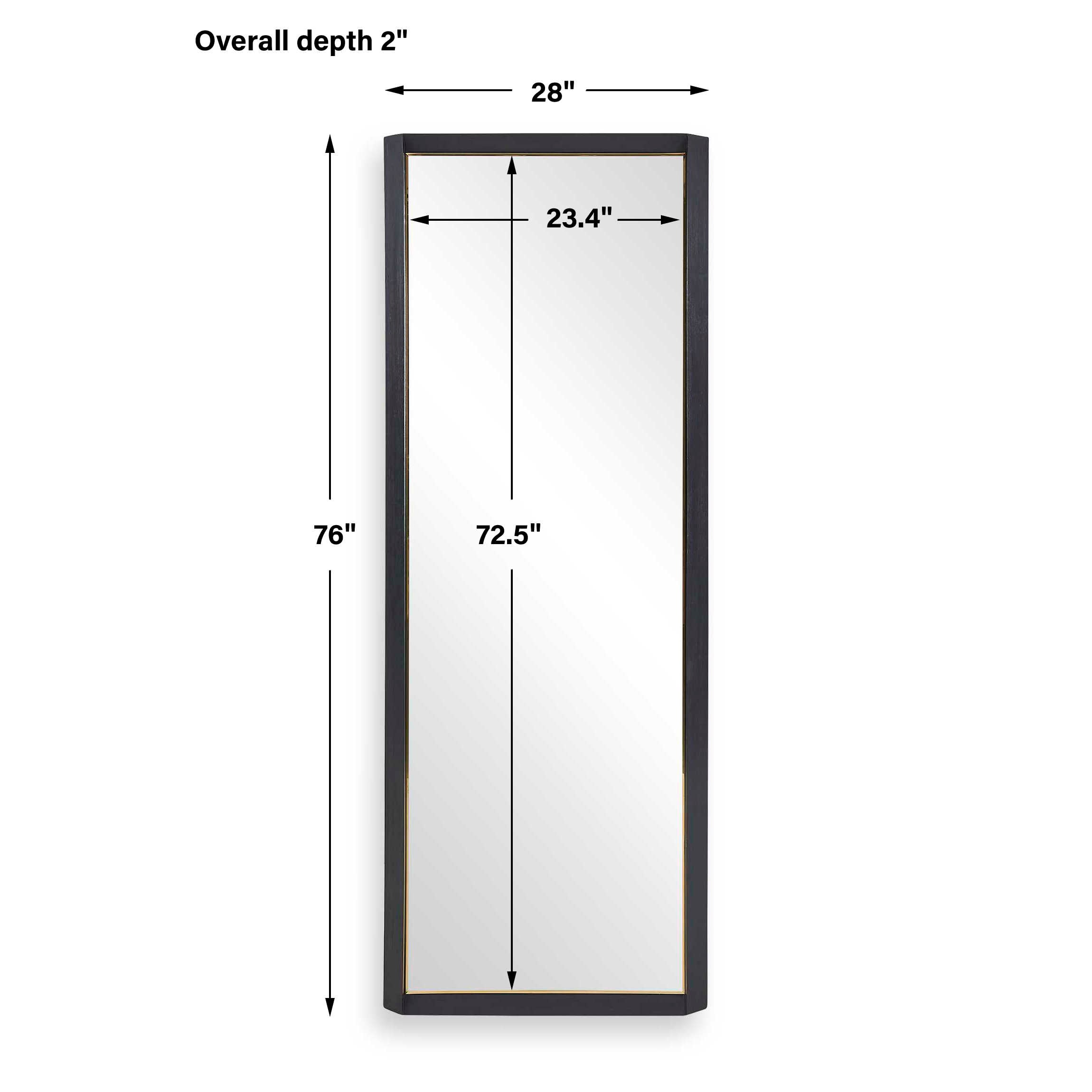 Uttermost Stenton Tall Wooden Mirror