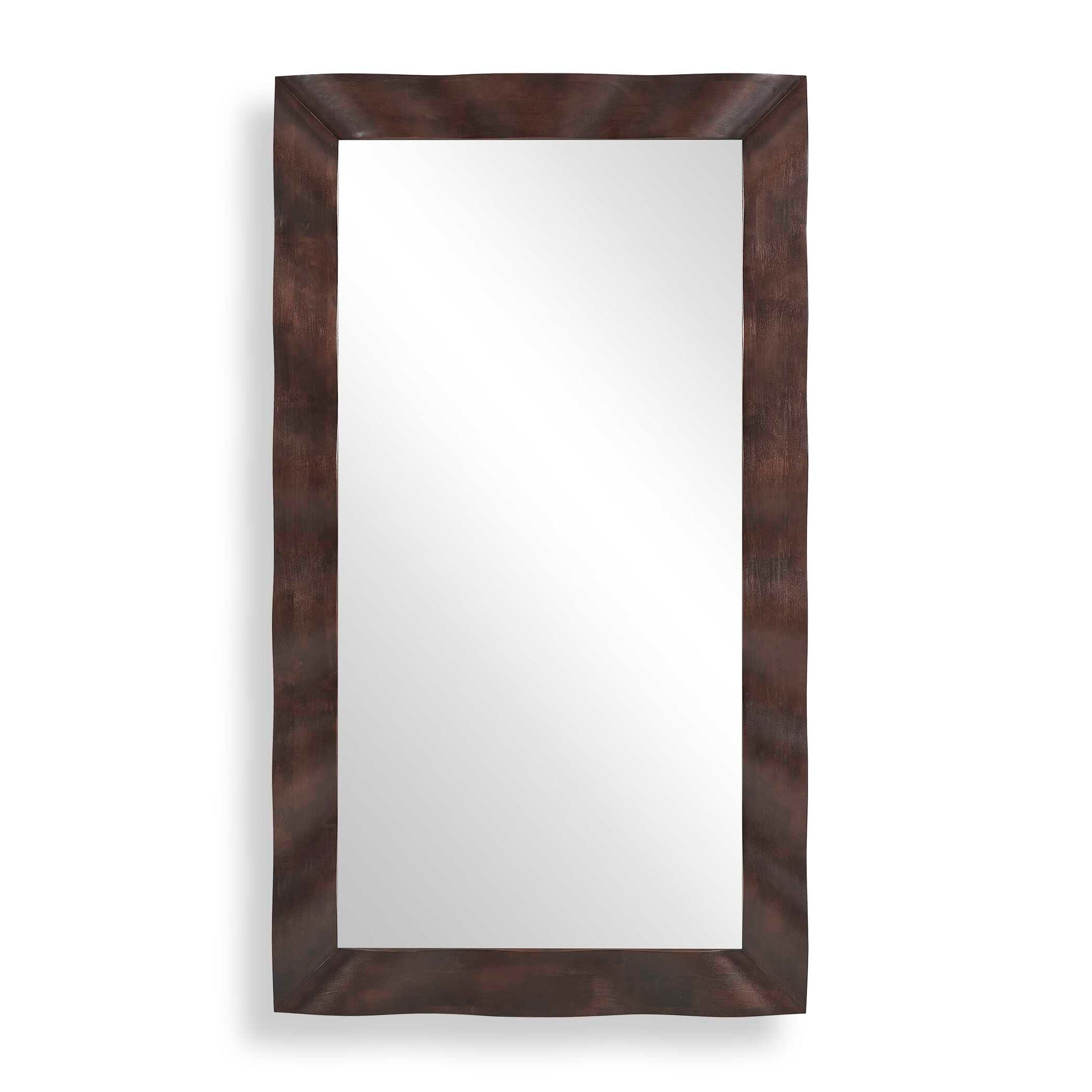 Uttermost Wrinkle Wavy Wood Mirror