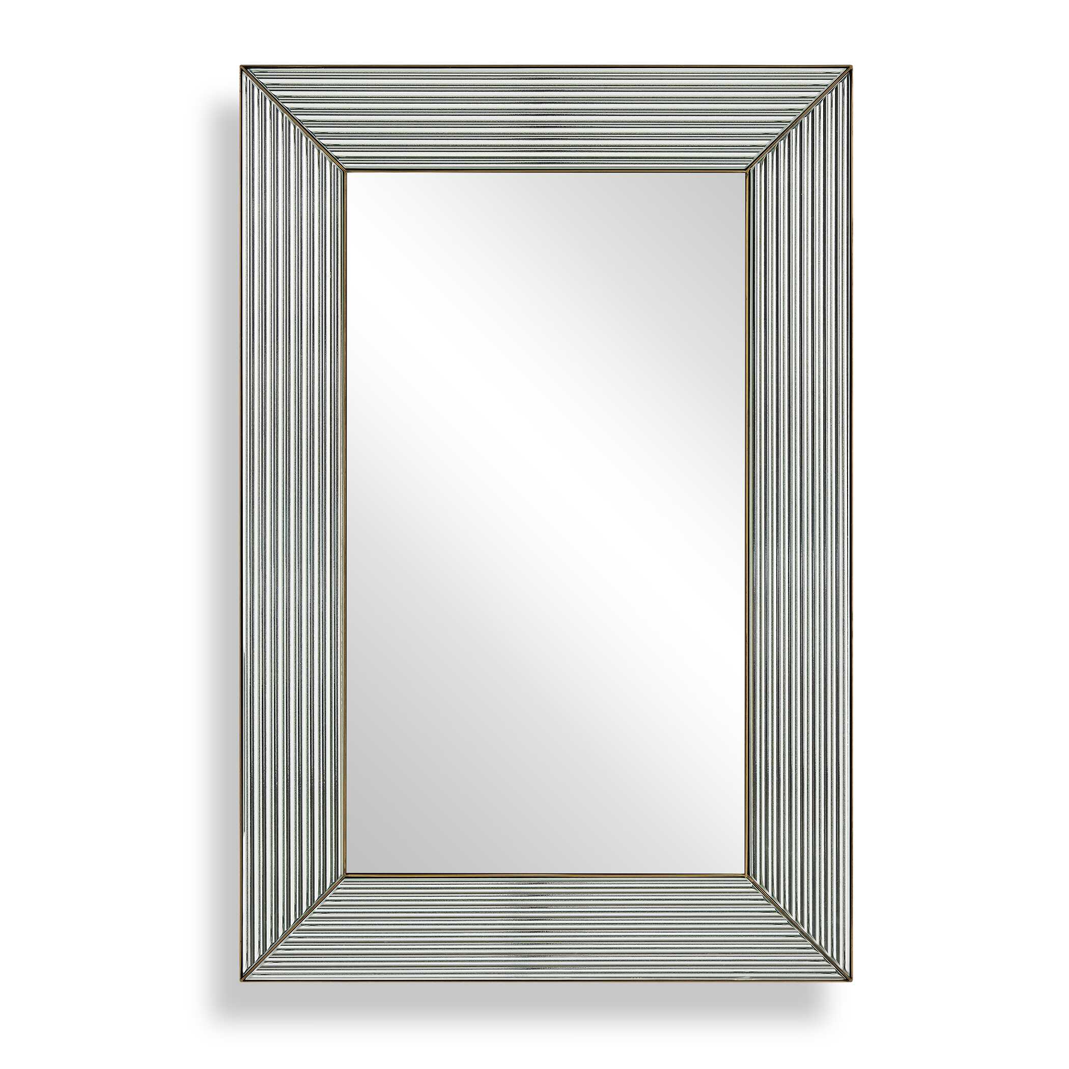 Uttermost Illuminate Antique Brass Mirror