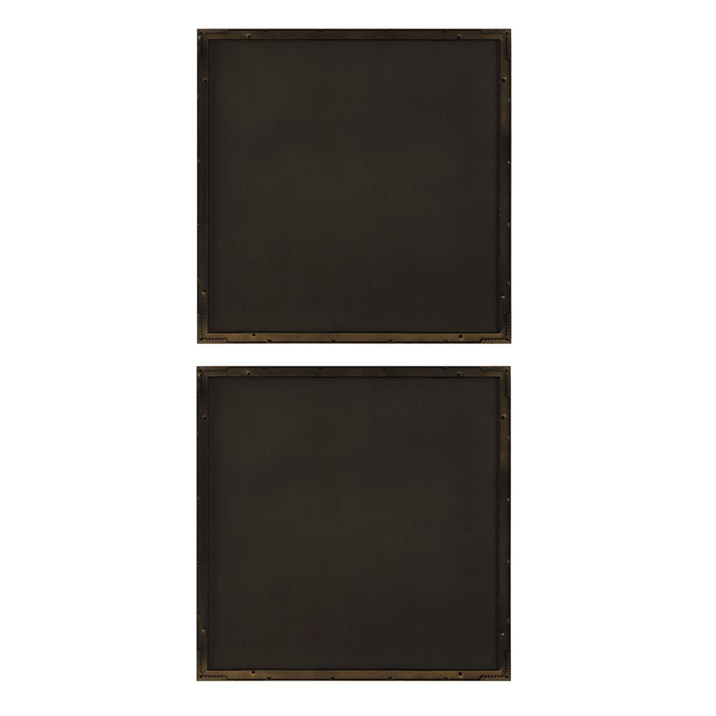Uttermost Golden Terrain Wooden Wall Decor Set/2