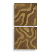 Uttermost Golden Terrain Wooden Wall Decor Set/2