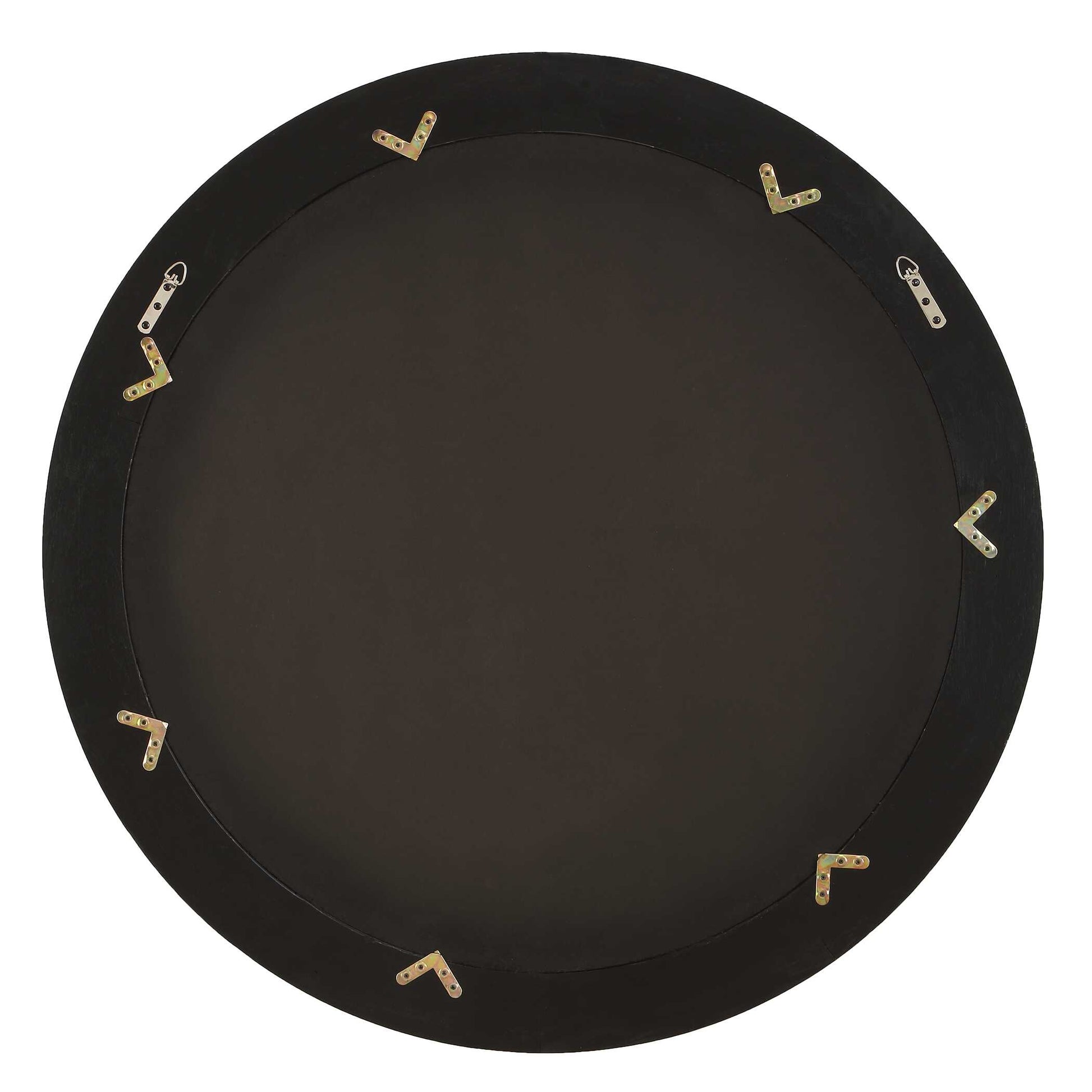 Uttermost Frontier Round Wood Mirror
