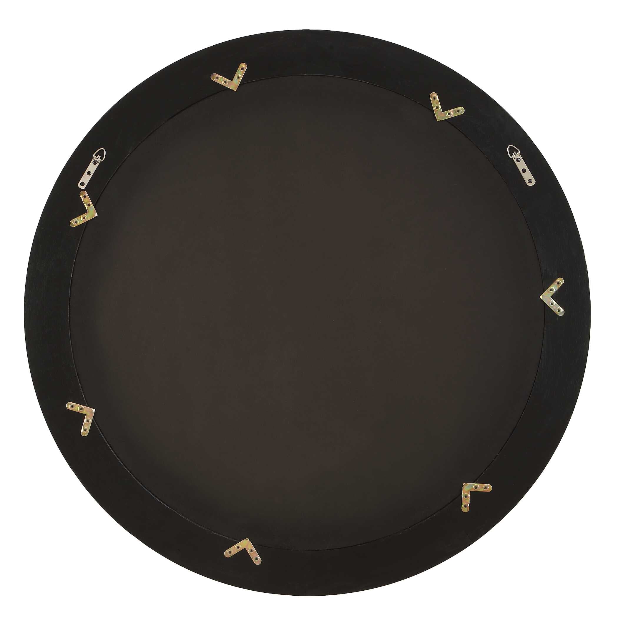 Uttermost Frontier Round Wood Mirror