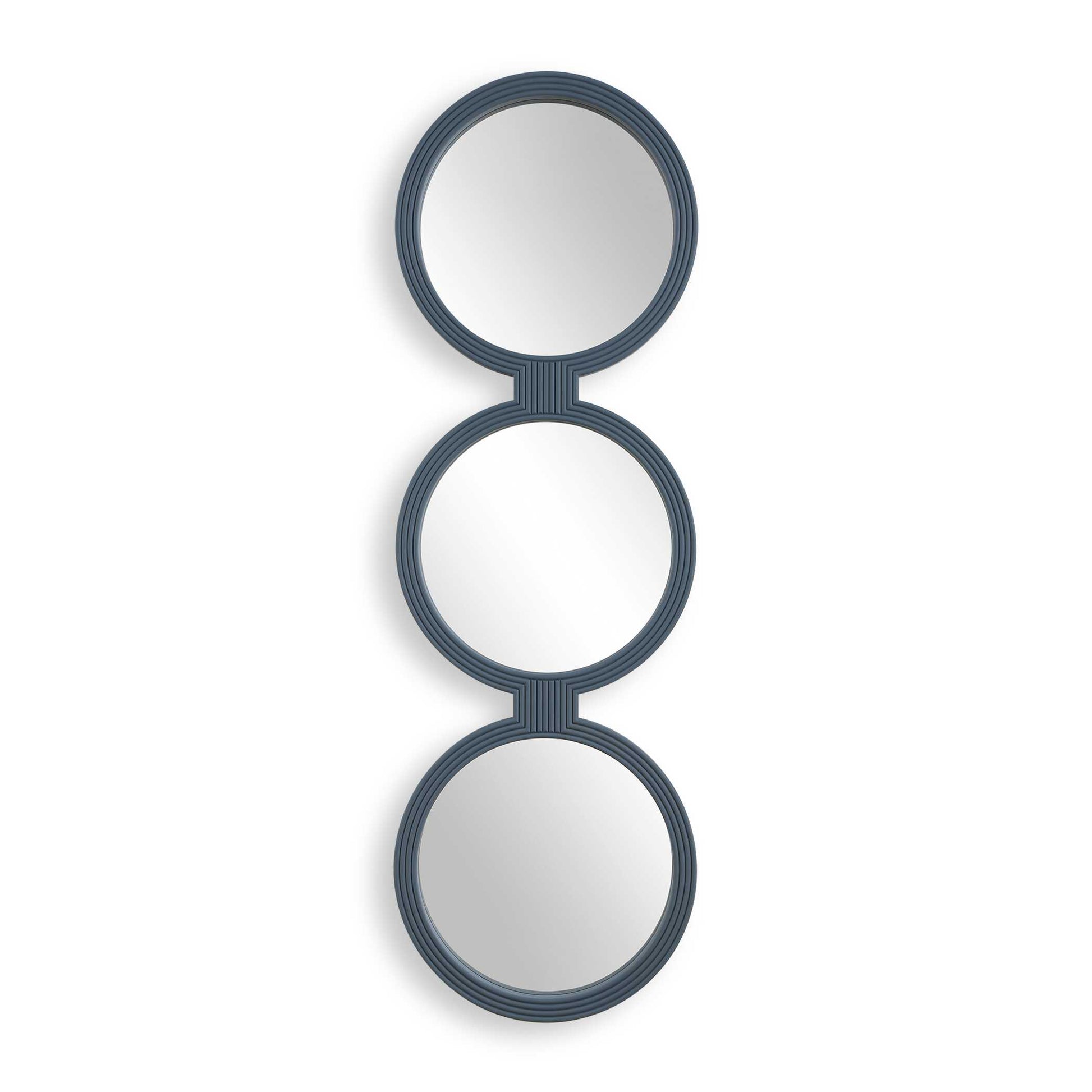 Uttermost Going In Circles Blue Gray Mirror