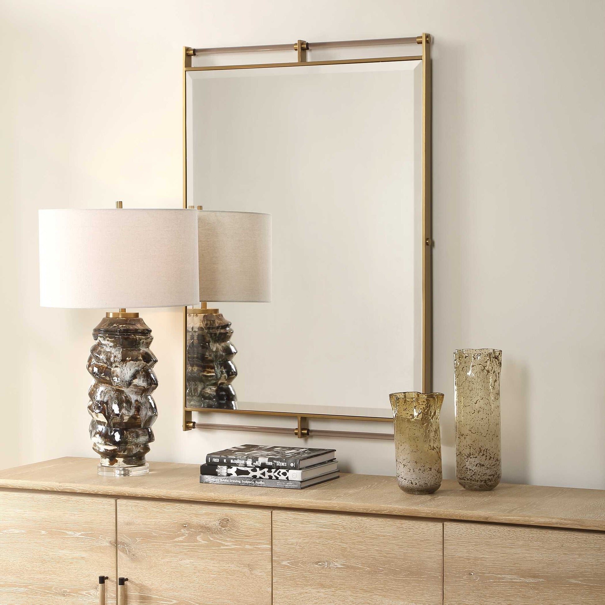 Uttermost Ripoll Antique Brass Mirror